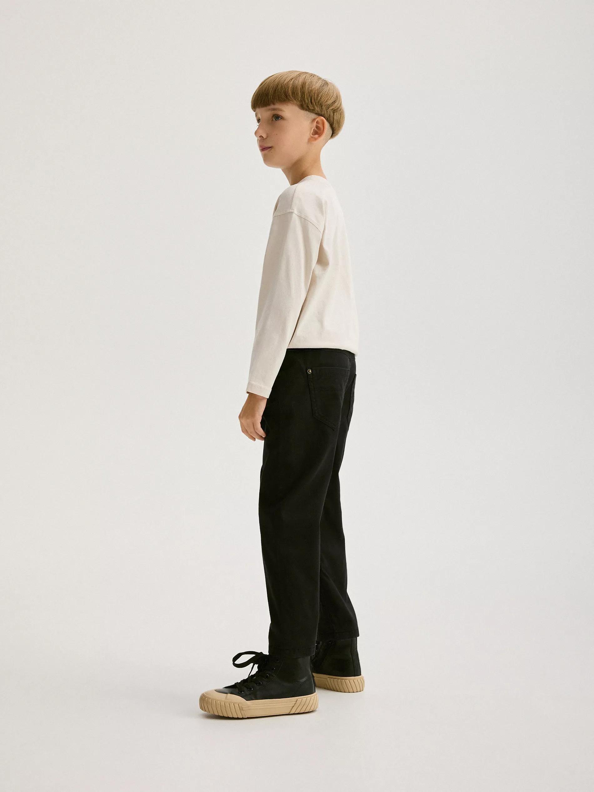 Black Insulated Trousers, Kids Boys, , large image number 3