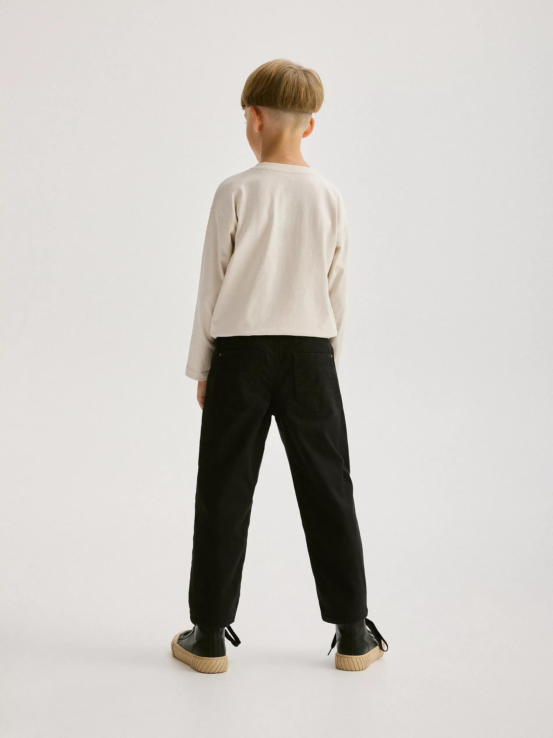 Black Insulated Trousers, Kids Boys, , large image number 5