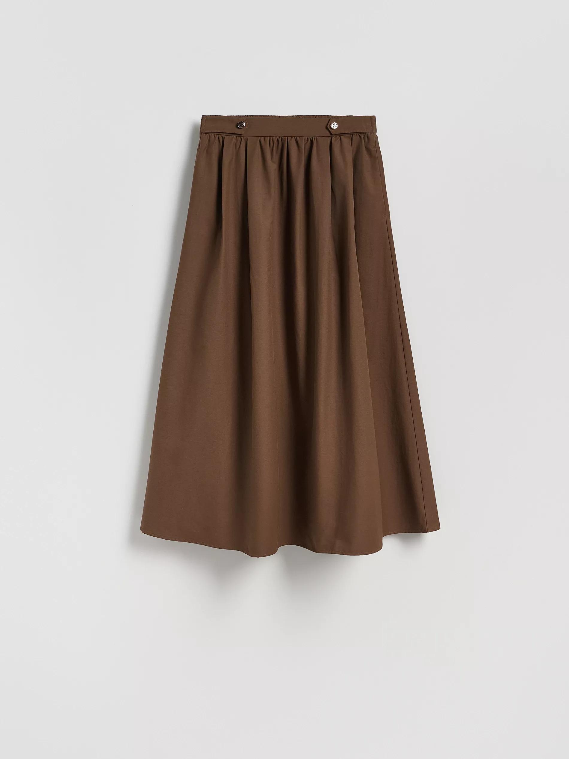 Brown Midi Skirt, , medium