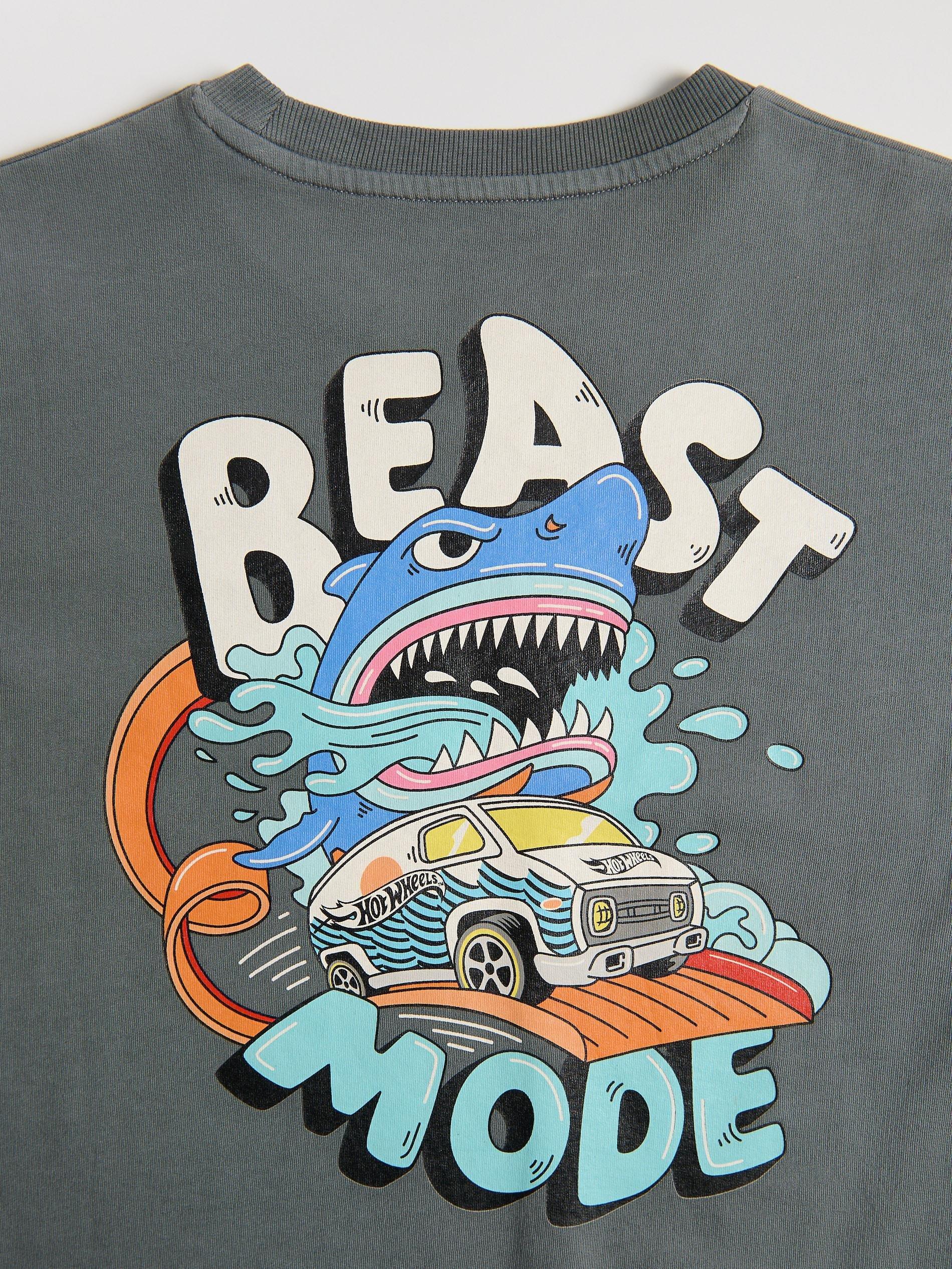 Grey Hot Wheels Long-Sleeve Tee, Grey, large image number 1