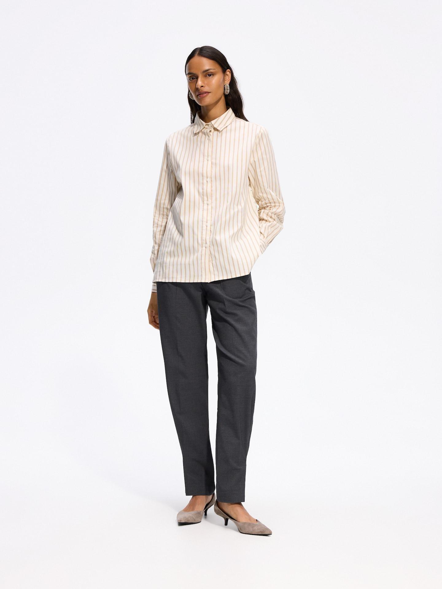 Multicolour Shirt With Lace Insert, Multicolor, medium