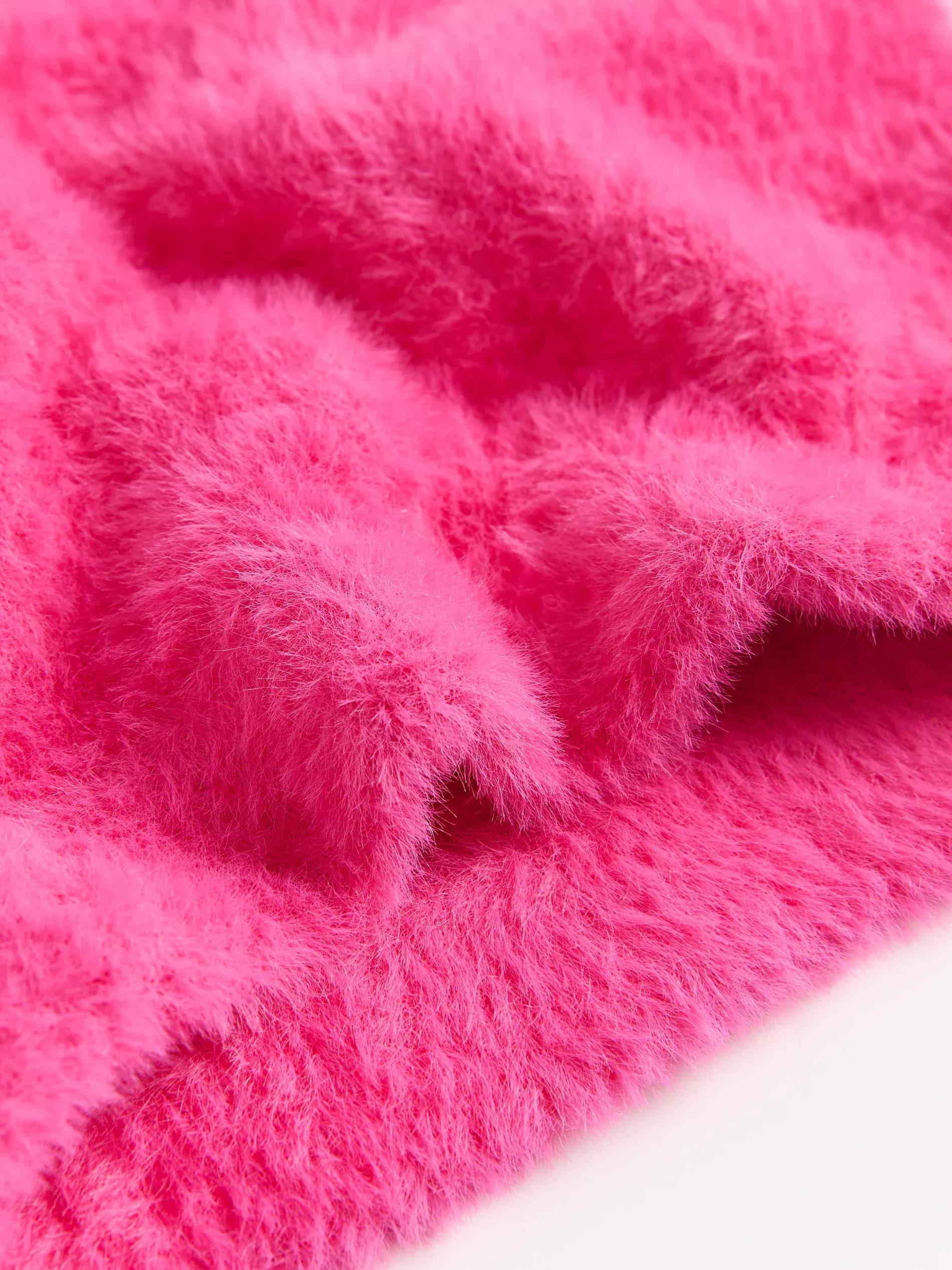Pink Soft Knit Skirt, Kids Girls, , large image number 3