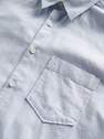 Reserved - Blue Short-Sleeves Linen Shirt