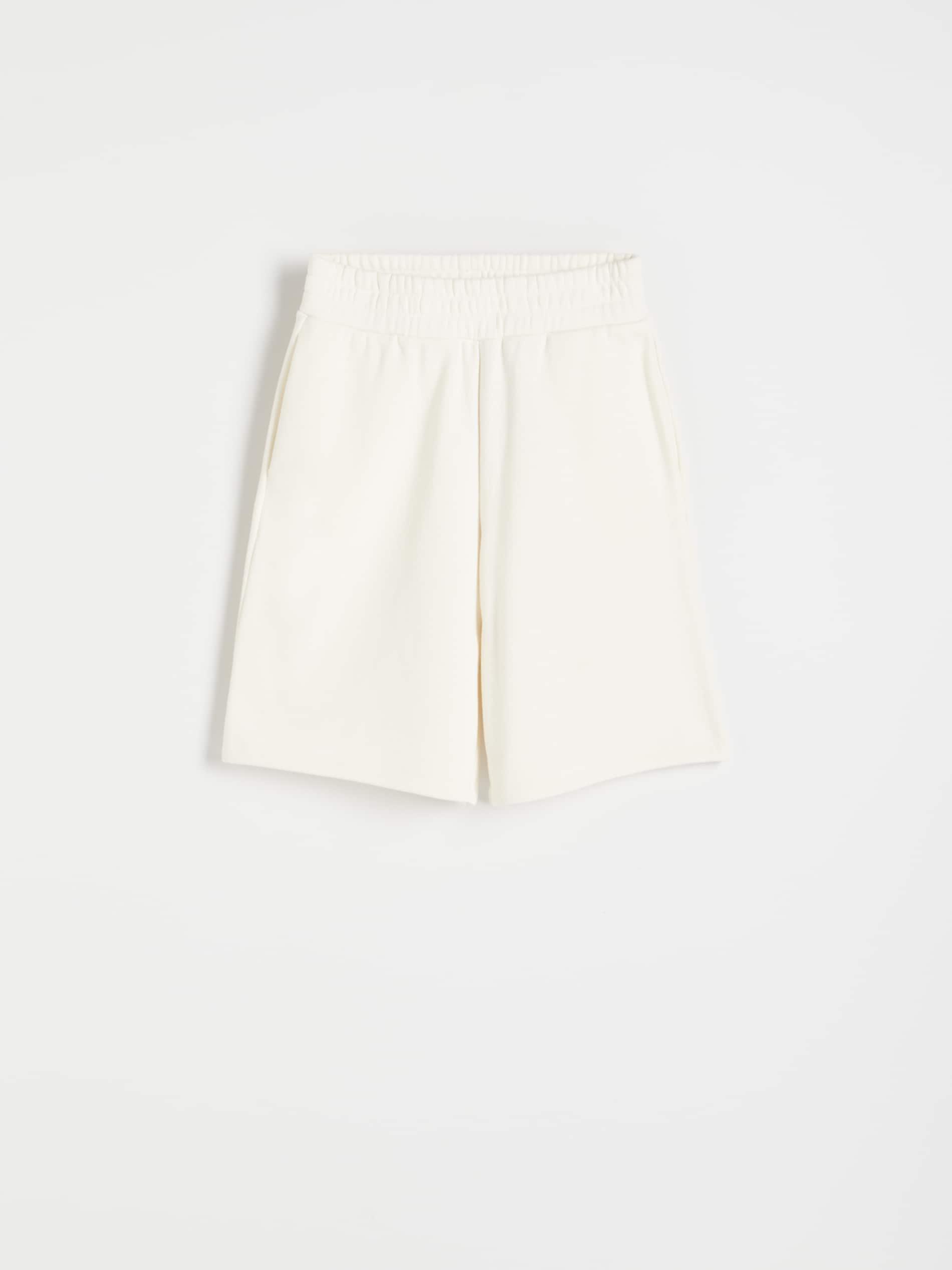 Cream Short Tracksuit Bottoms, , large image number 0