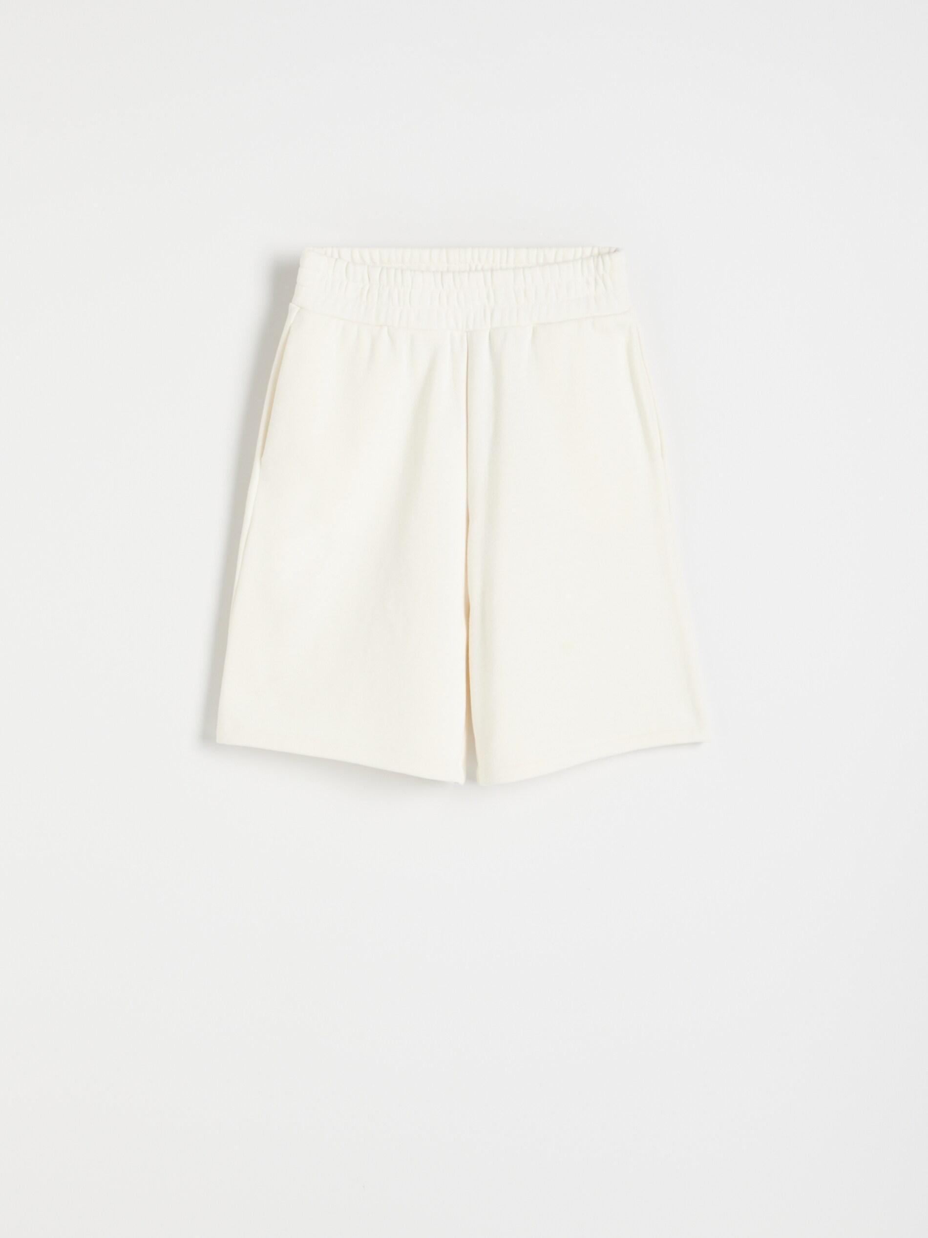 Cream Short Tracksuit Bottoms, , large image number 1