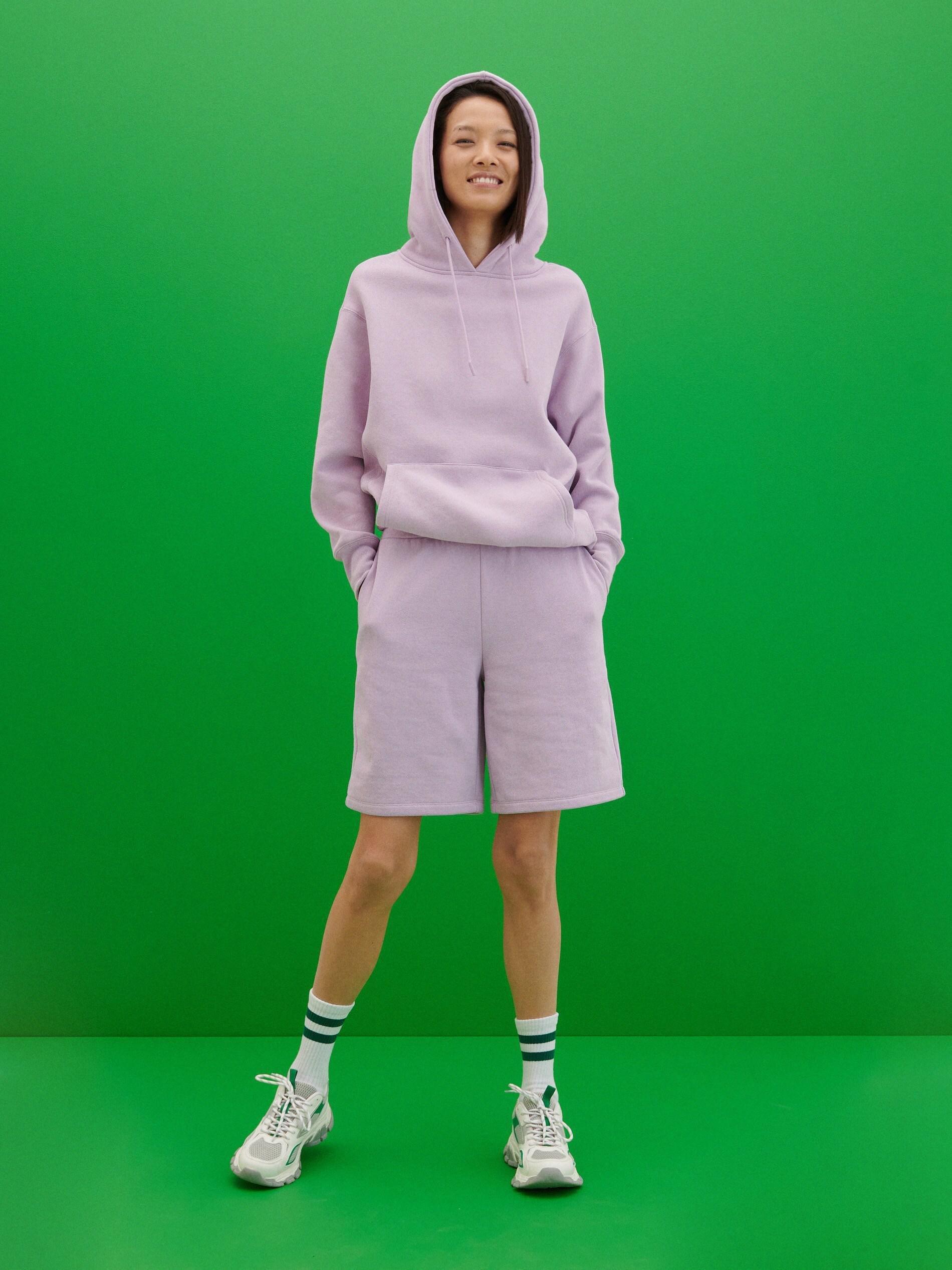 Lavender Short Tracksuit Bottoms, , large image number 0