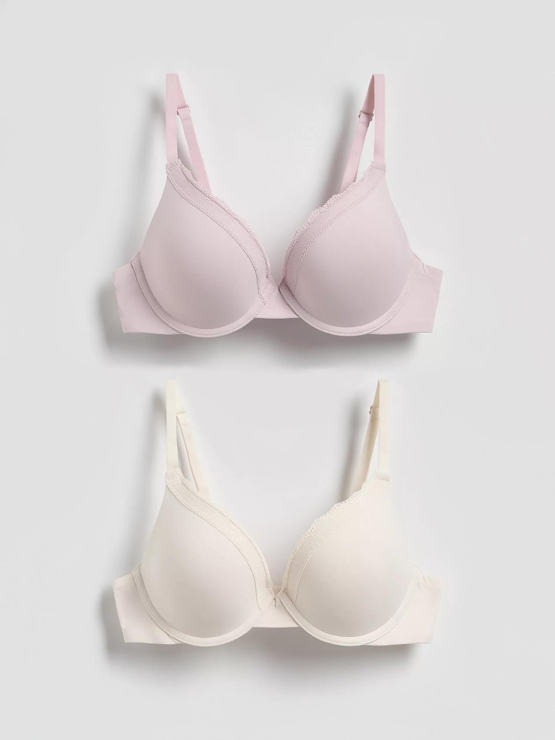 PASTEL PINK Push up bras 2 pack, , large image number 1