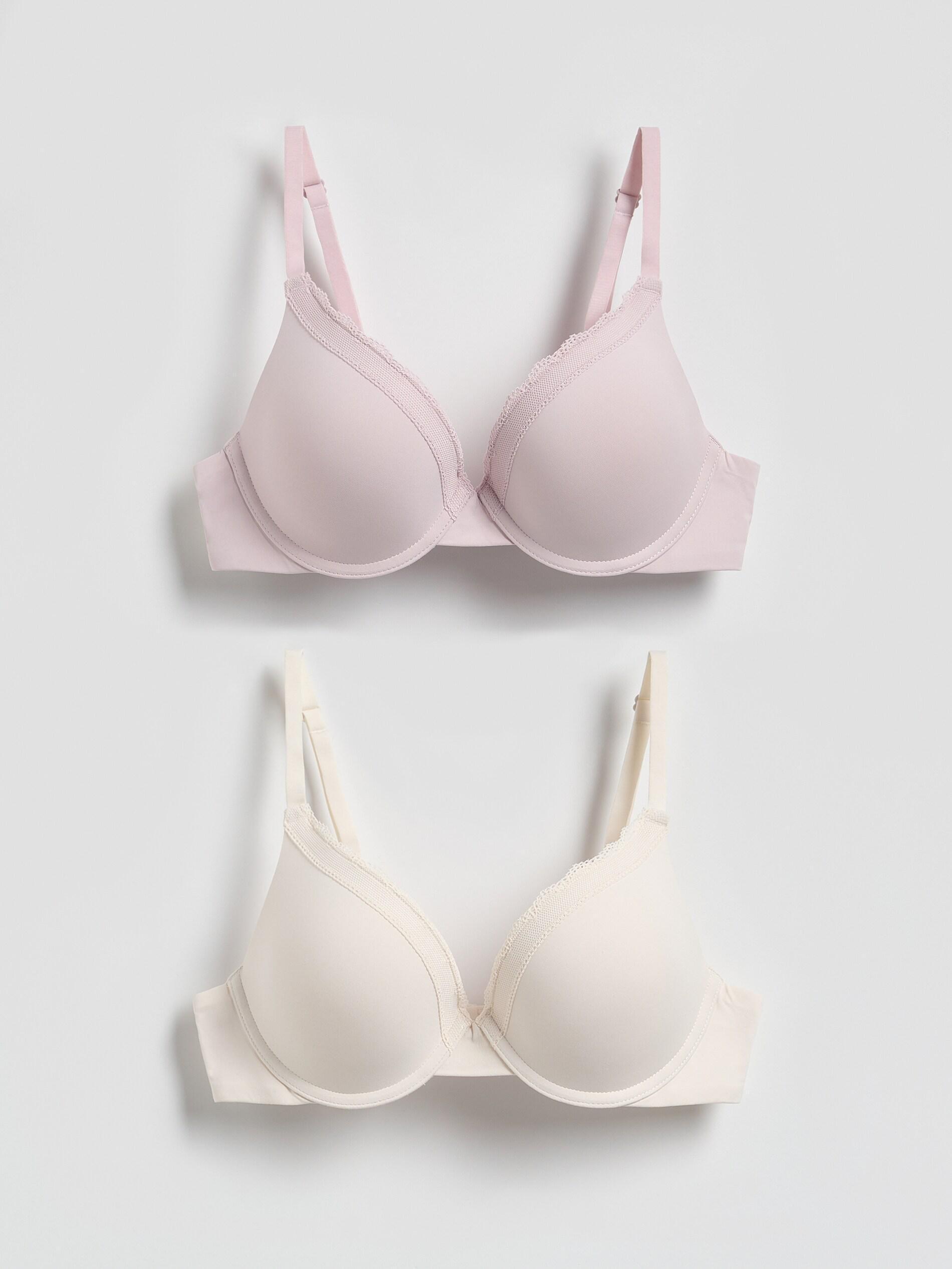 PASTEL PINK Push up bras 2 pack, Pink, large image number 1