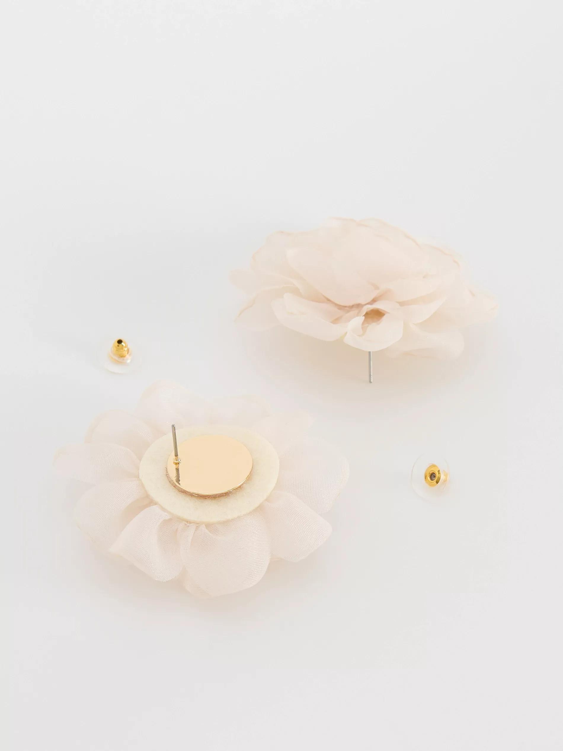 Multicolour Flower-Shaped Earrings, Multicolor, large image number 1