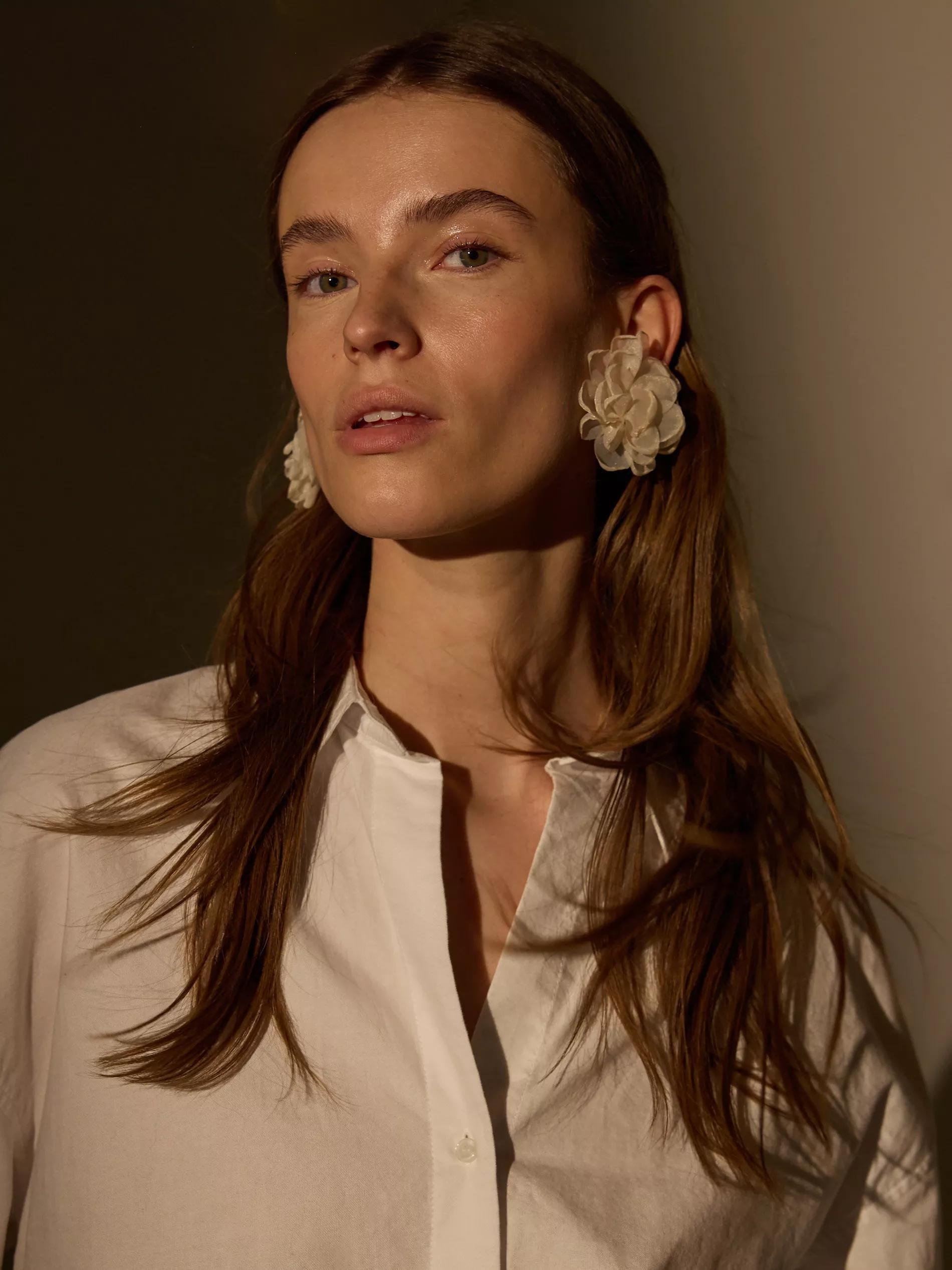 Multicolour Flower-Shaped Earrings, Multicolor, large image number 3