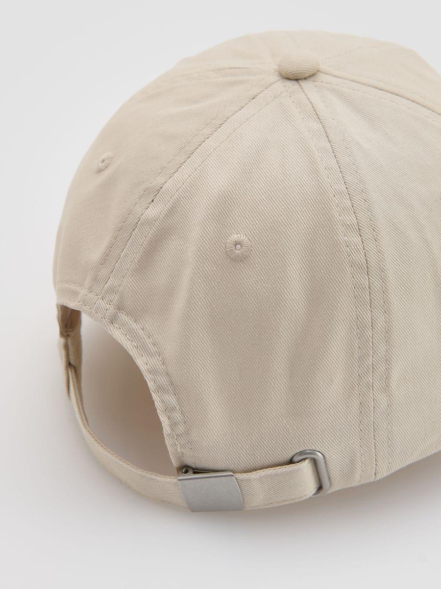 Beige Baseball Cap With Patch, Beige, large image number 2