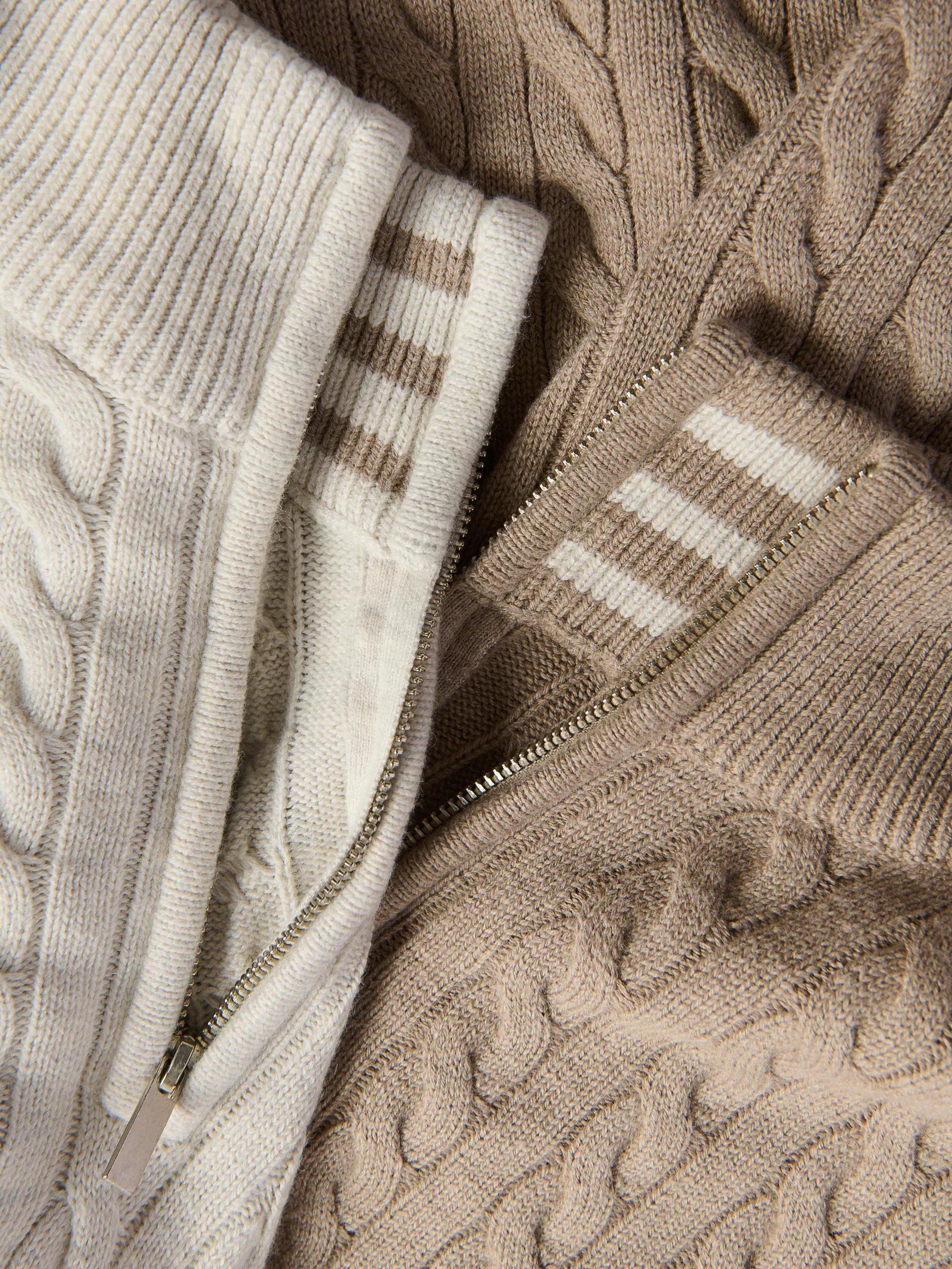 Beige Wool-Blend Jumper, Beige, large image number 4