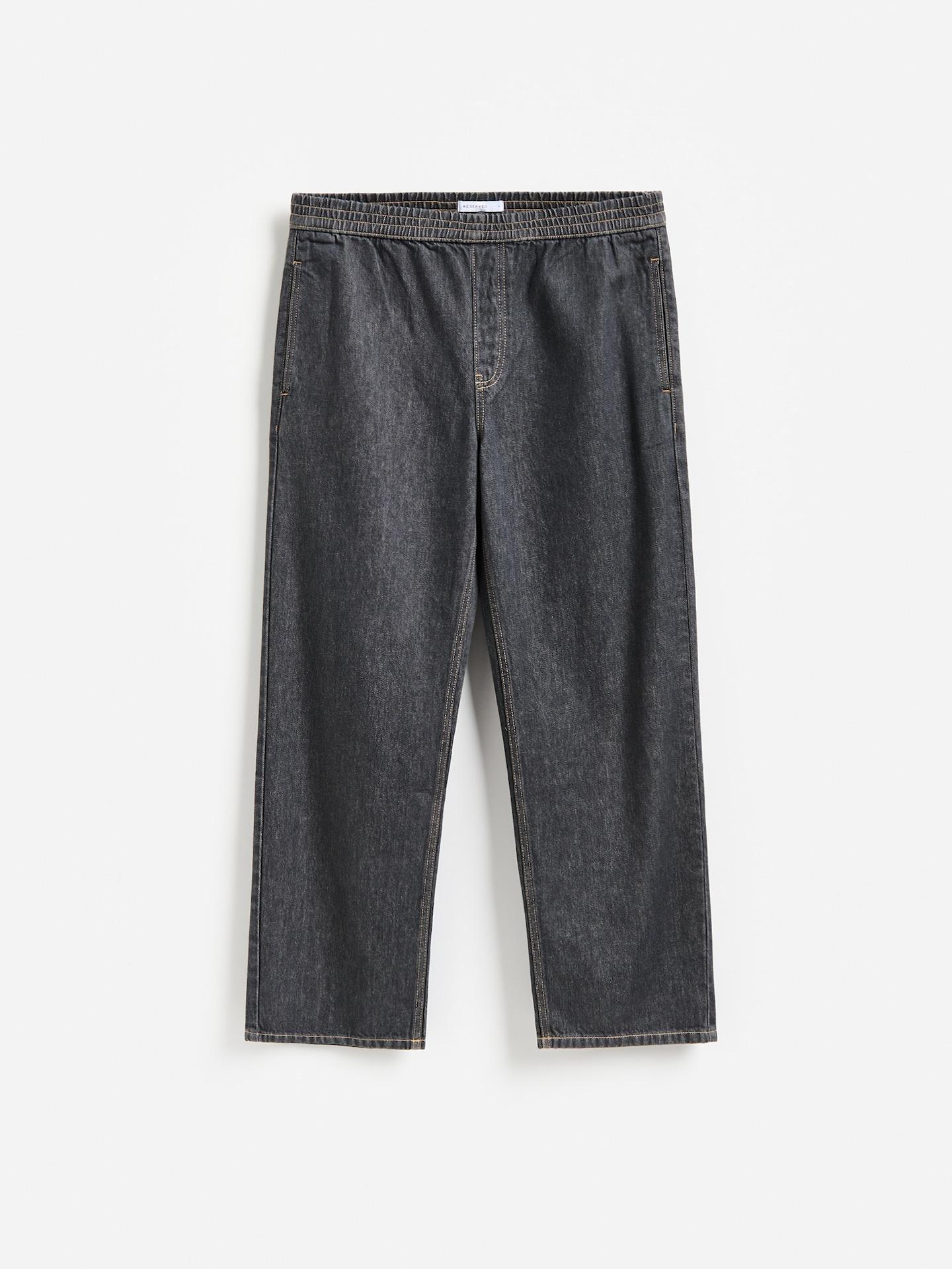 Grey Jogger Jeans, Grey, large image number 3