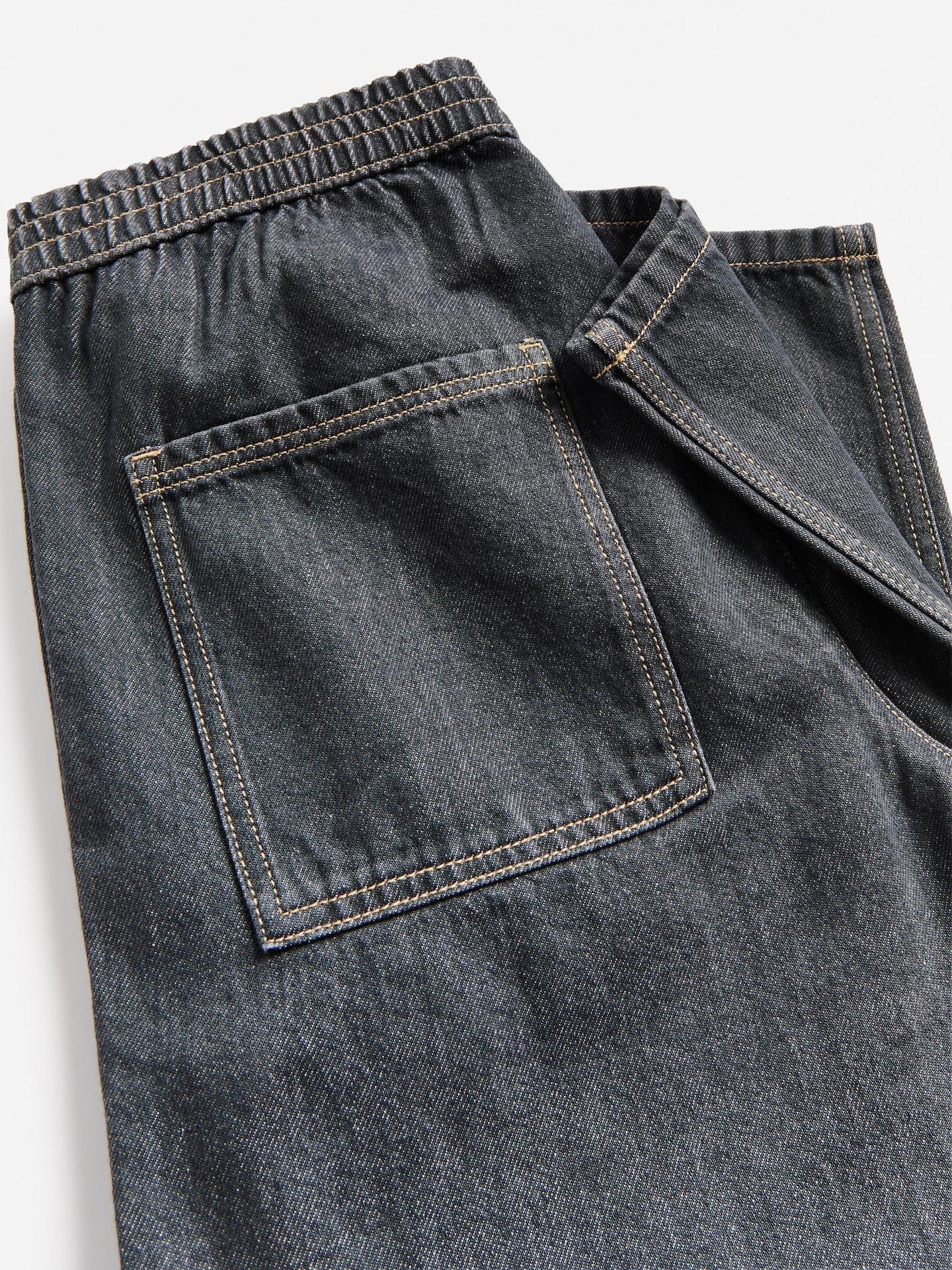 Grey Jogger Jeans, Grey, large image number 4
