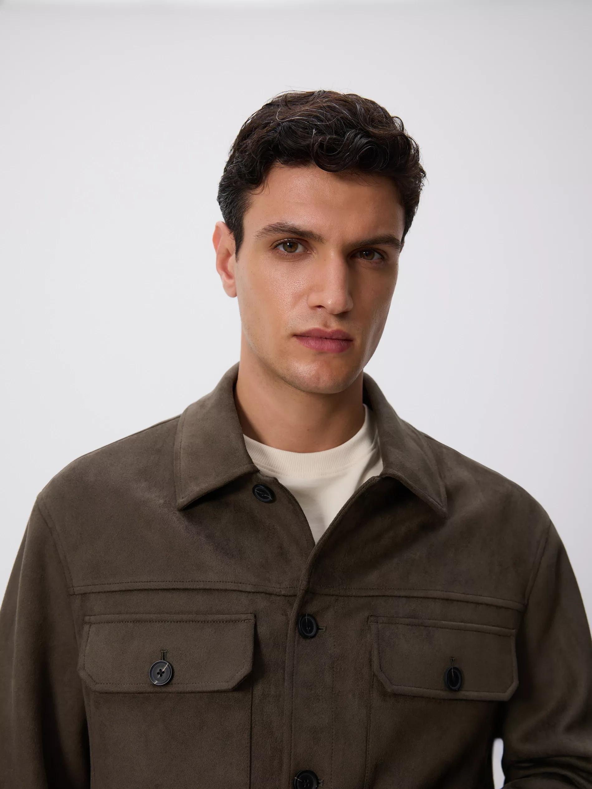 Green Shirt, Khaki, medium