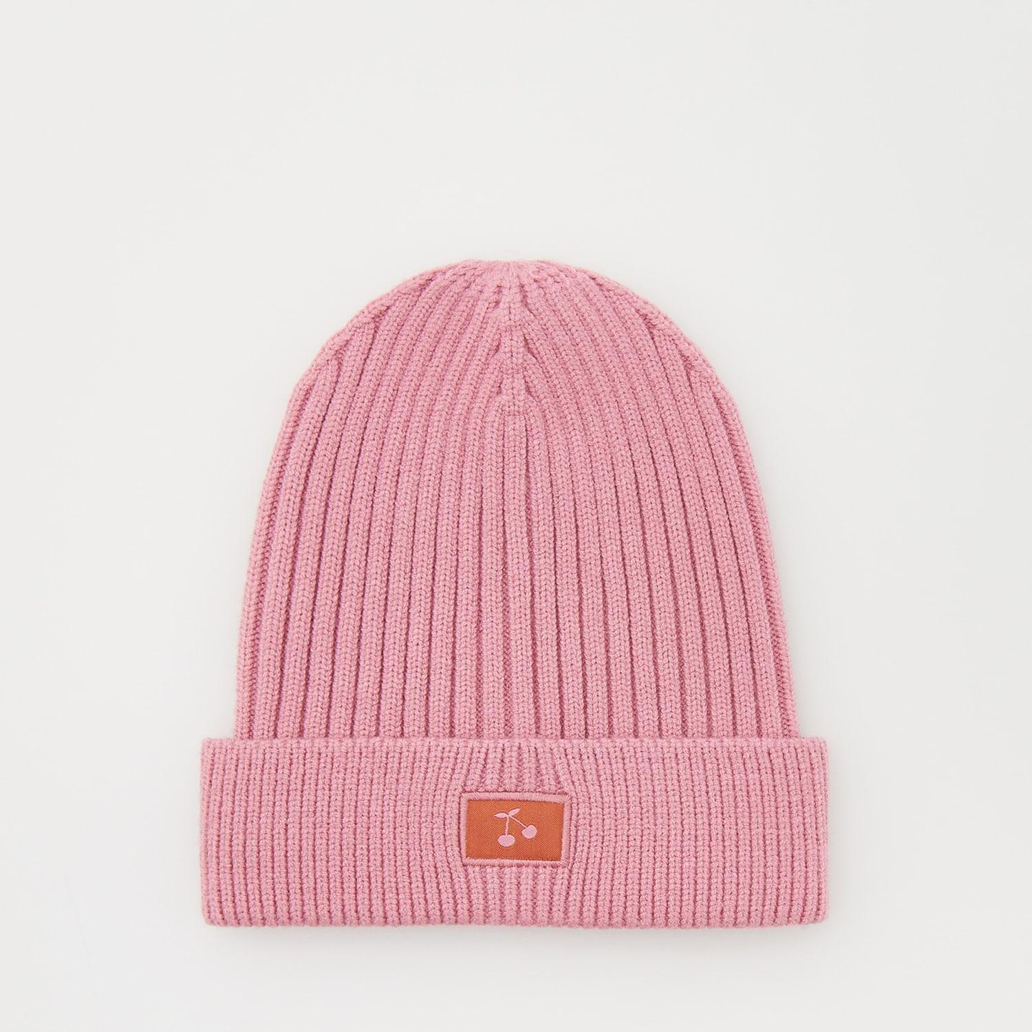 Pink Beanie With Applique, , large image number 0
