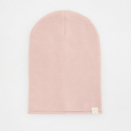 Reserved - Pink Patched Beanie, Kids Girls