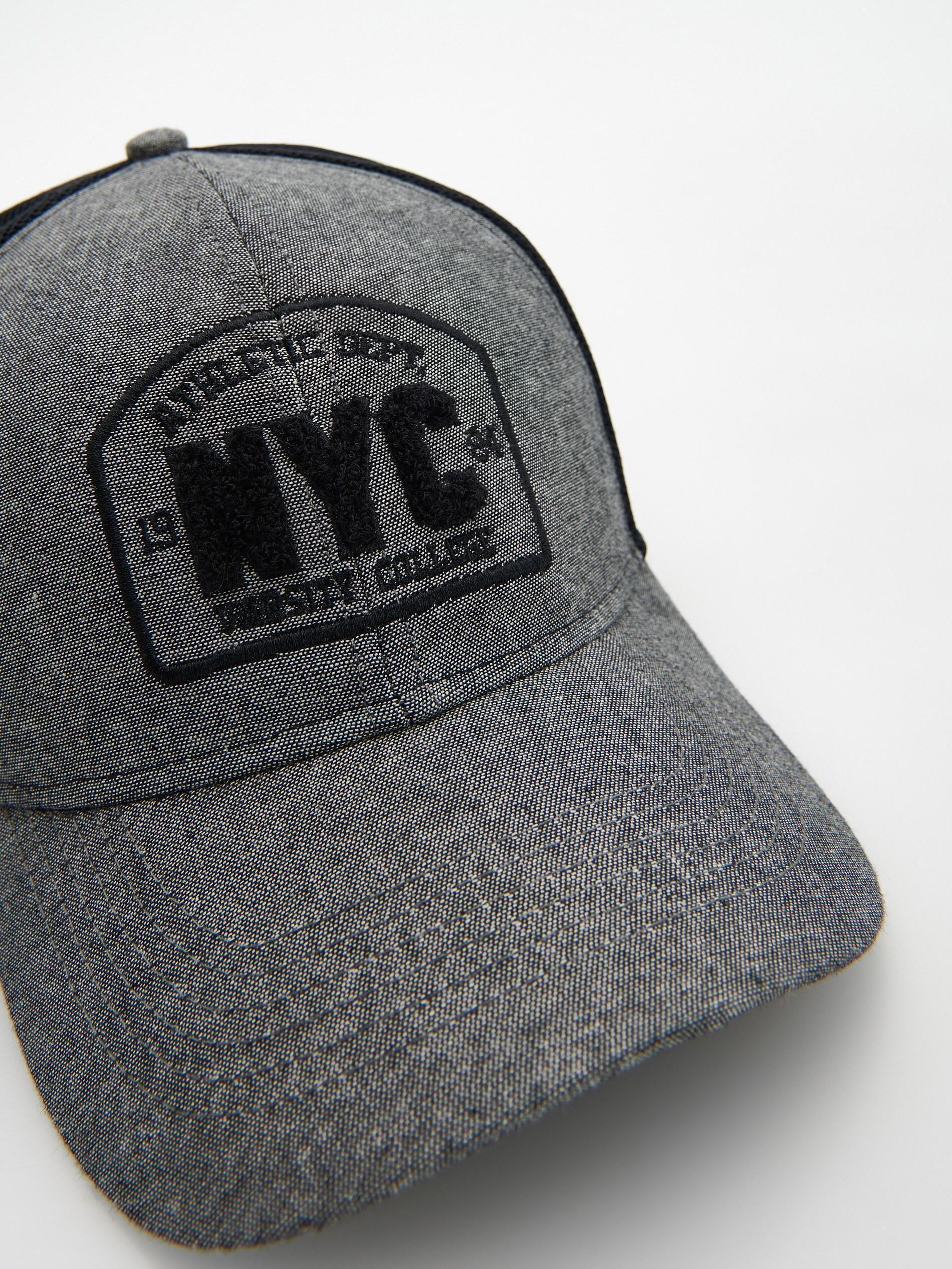 Black Cap with embroidery, , large image number 3
