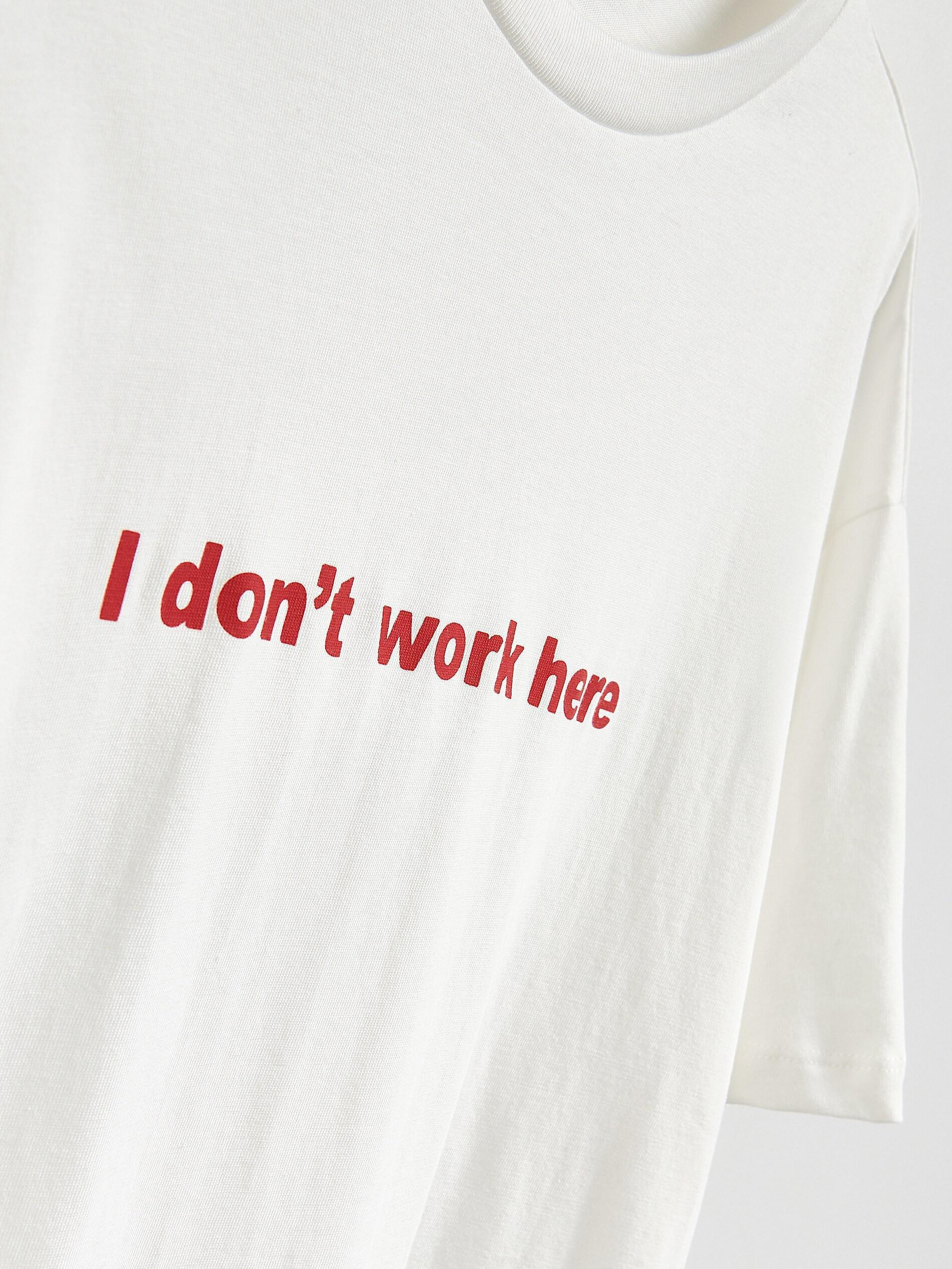 White Cotton T-Shirt, White, large image number 1