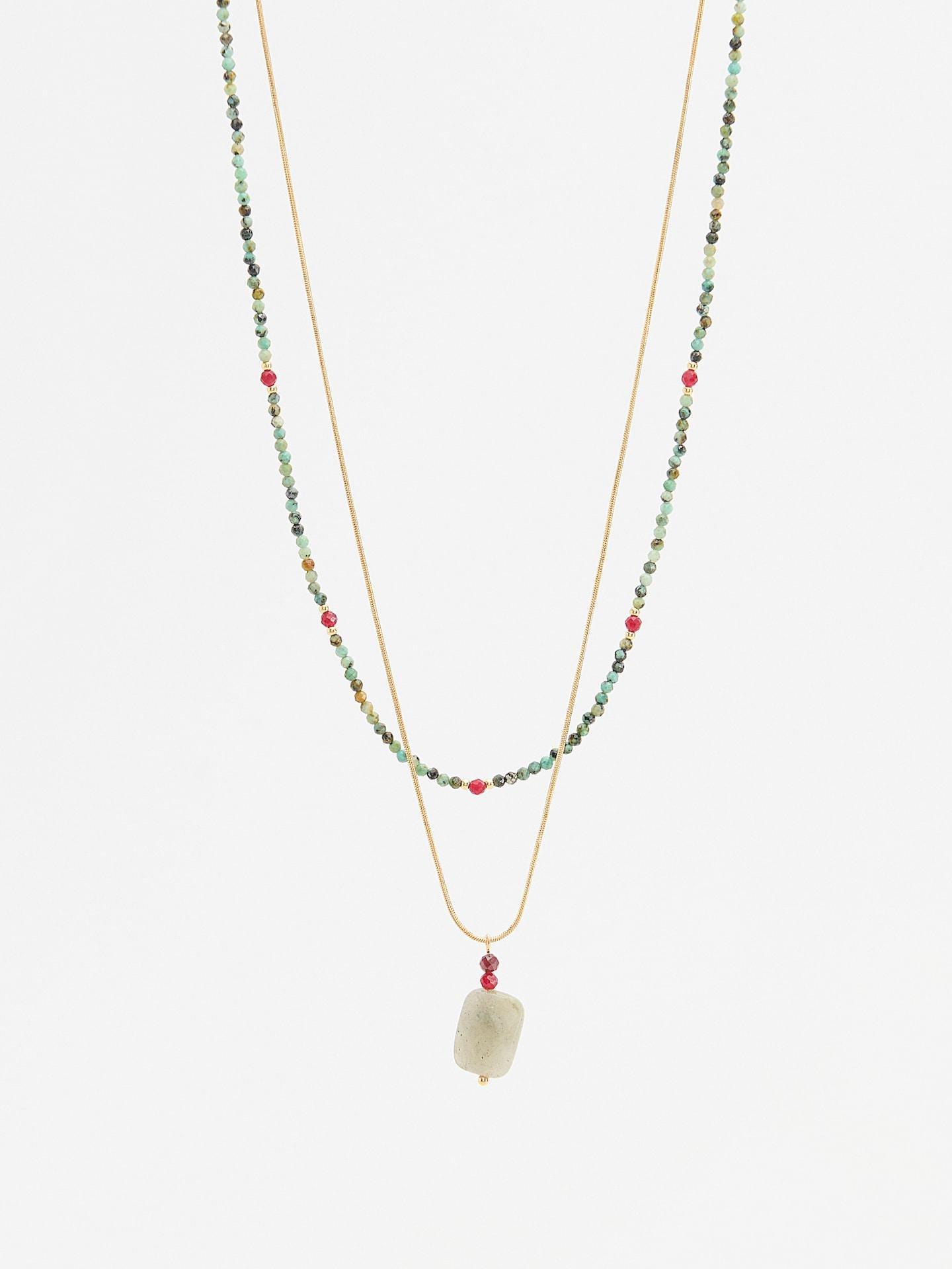 Multicolour Necklace Set, Multicolor, large image number 0