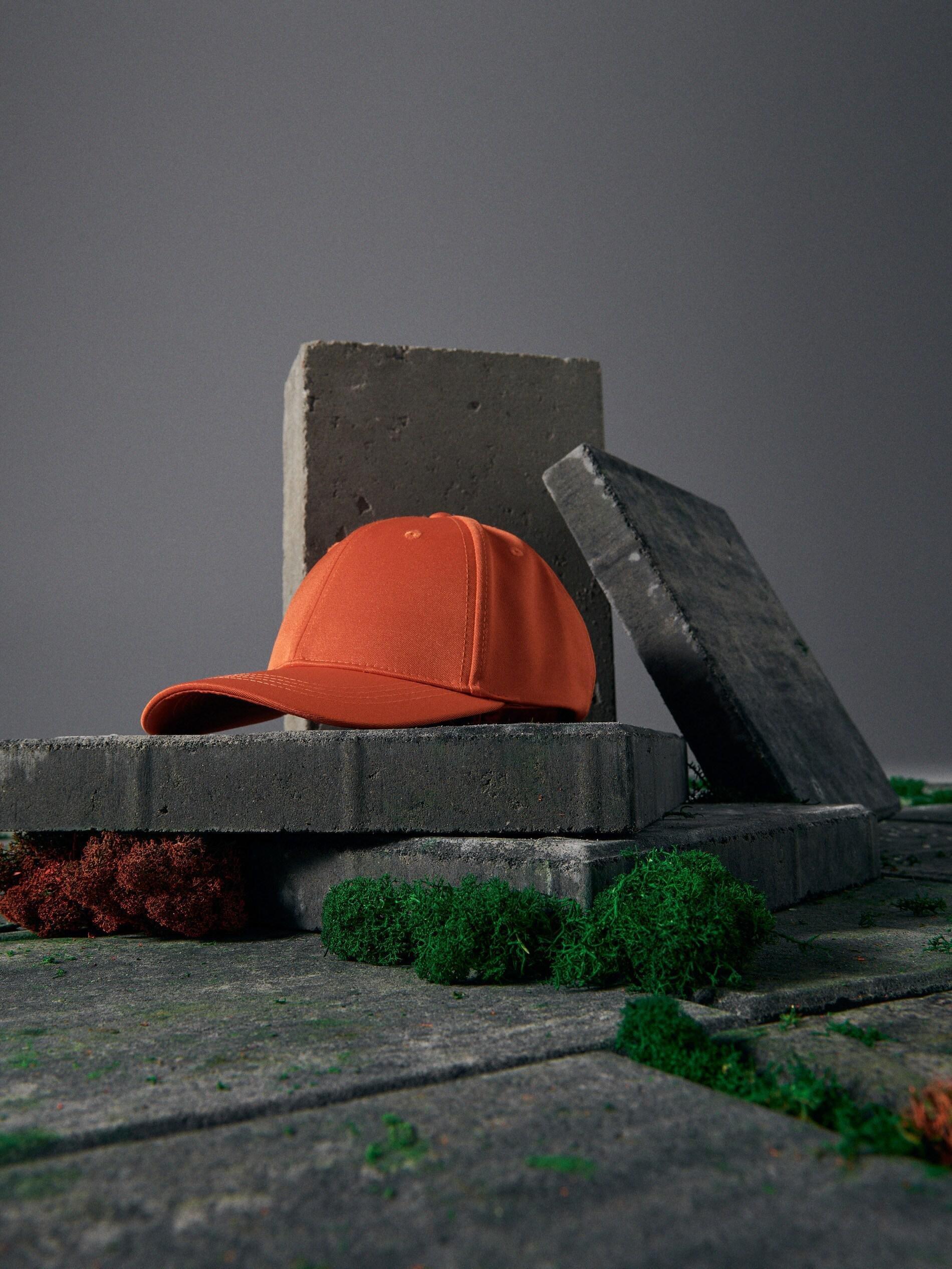 Orange Peaked Cap , , large image number 0