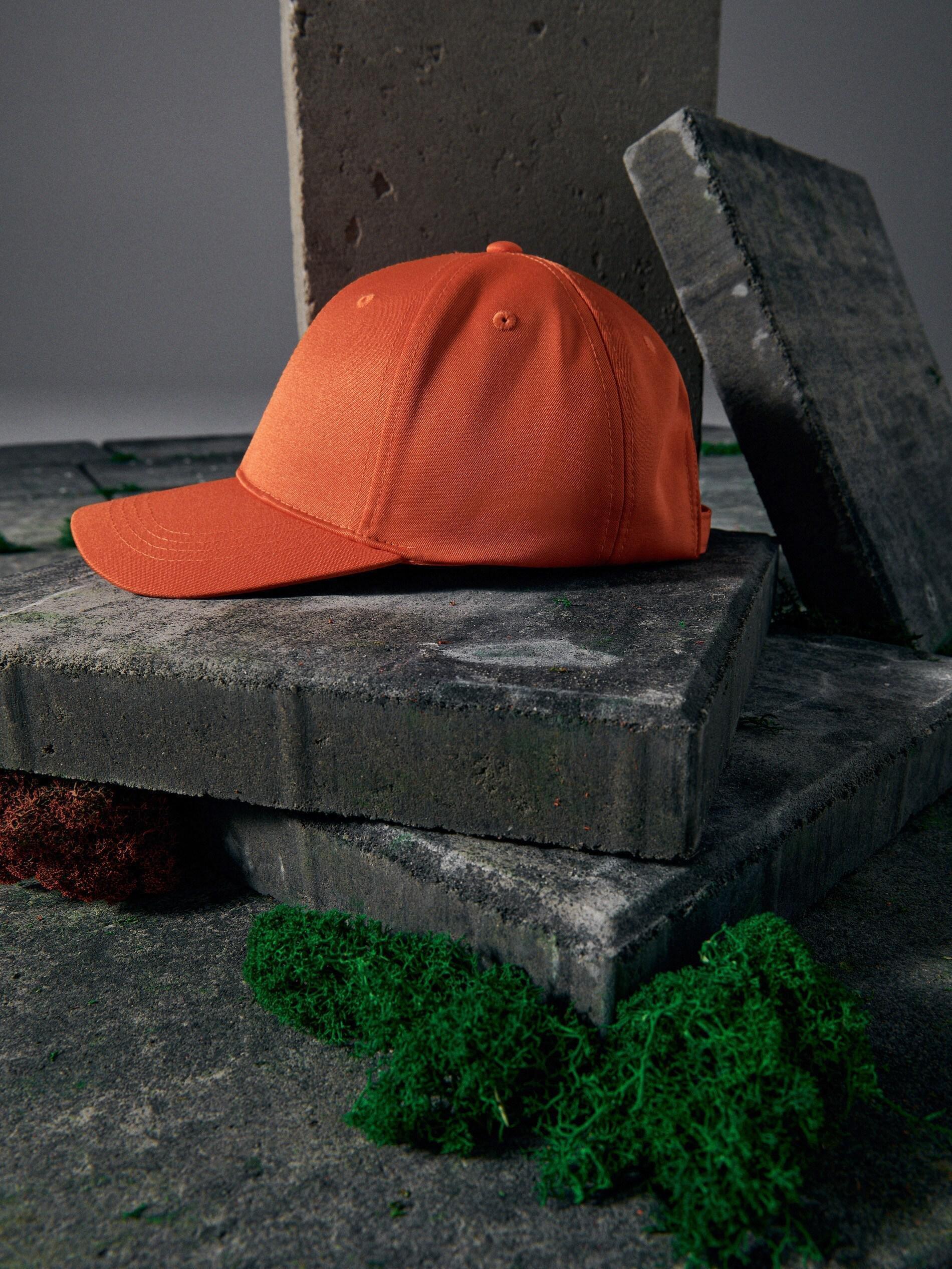 Orange Peaked Cap , , large image number 1