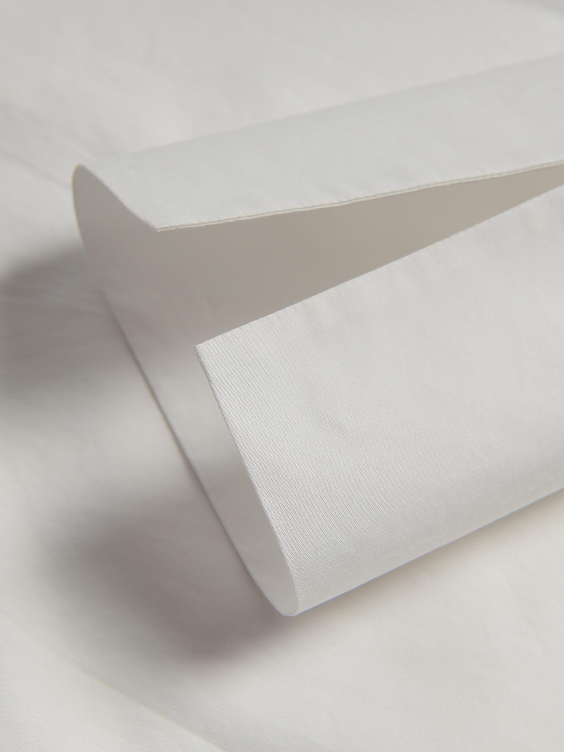 White Cotton Shirt, White, large image number 5