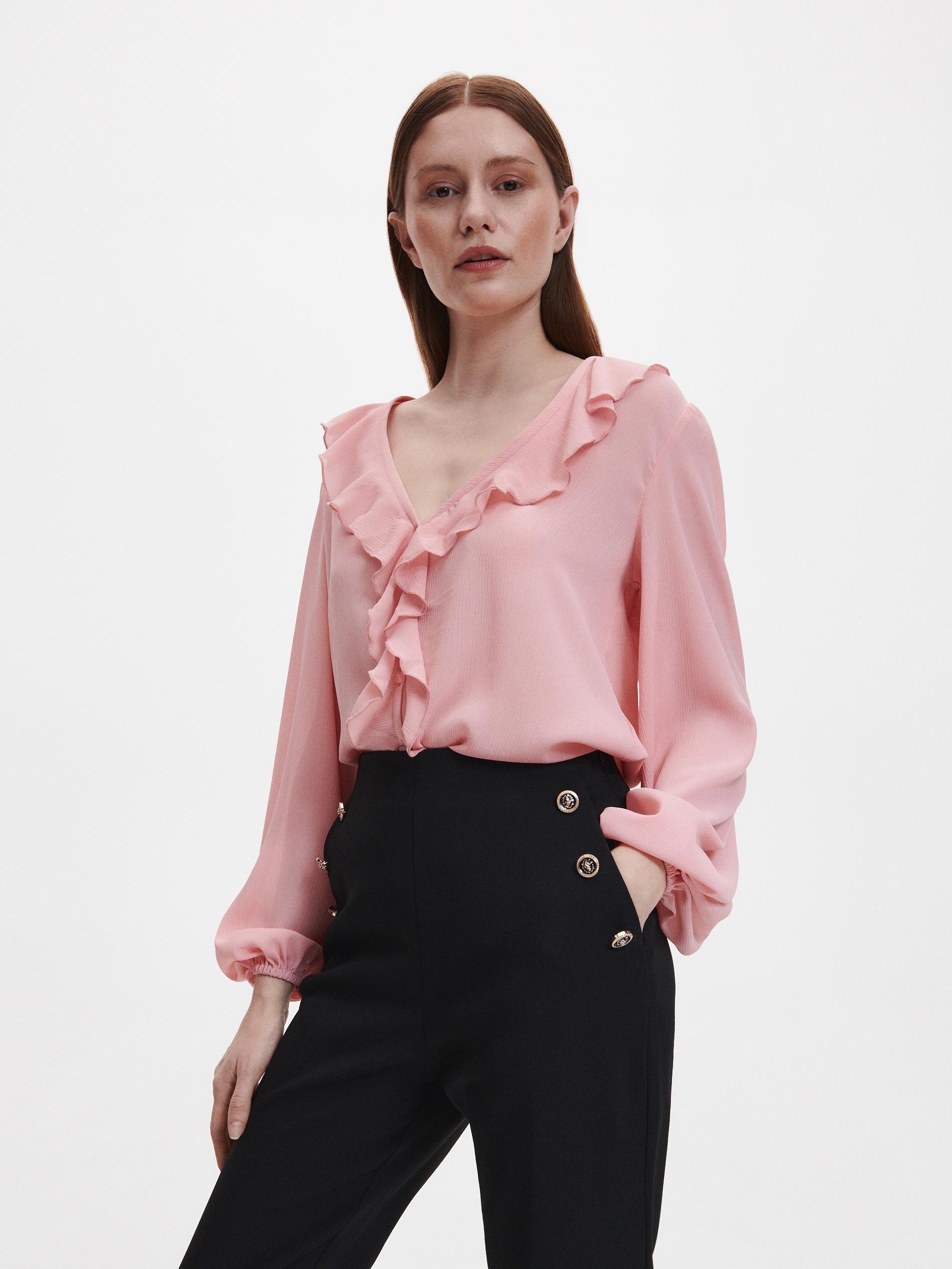 Black Trousers With Ornament Buttons, , large image number 5