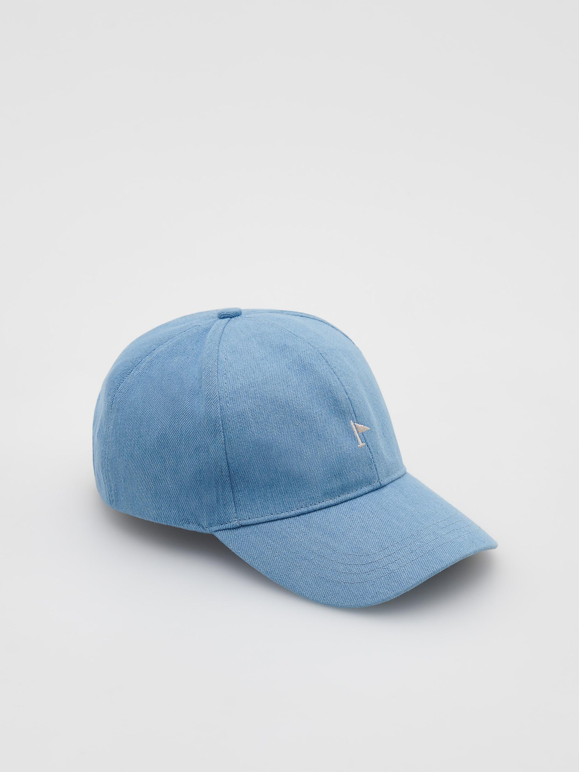 Blue Embroidery Detail Beanie, Blue, large image number 0