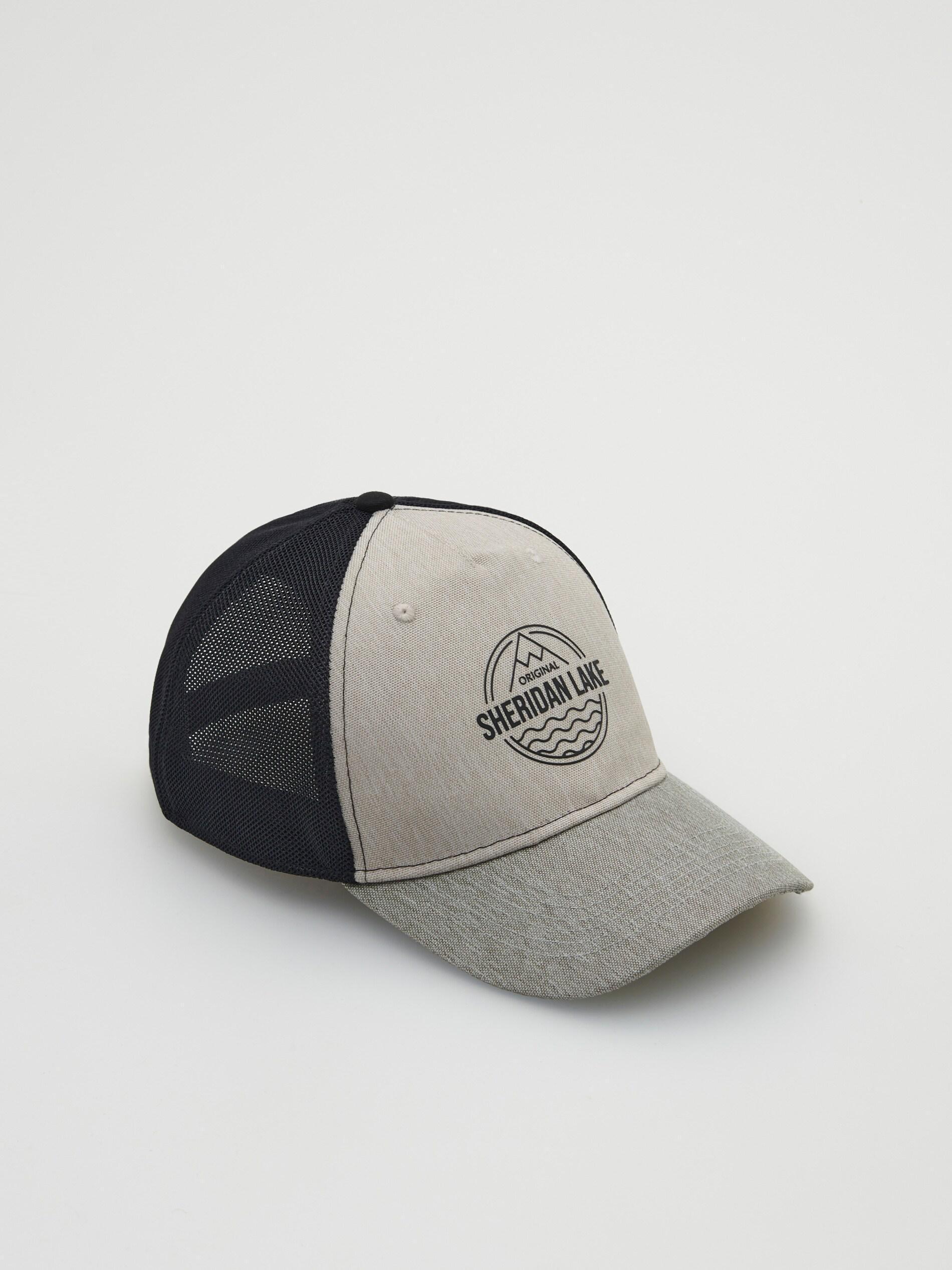 Light grey Cap with structural print, , large image number 0