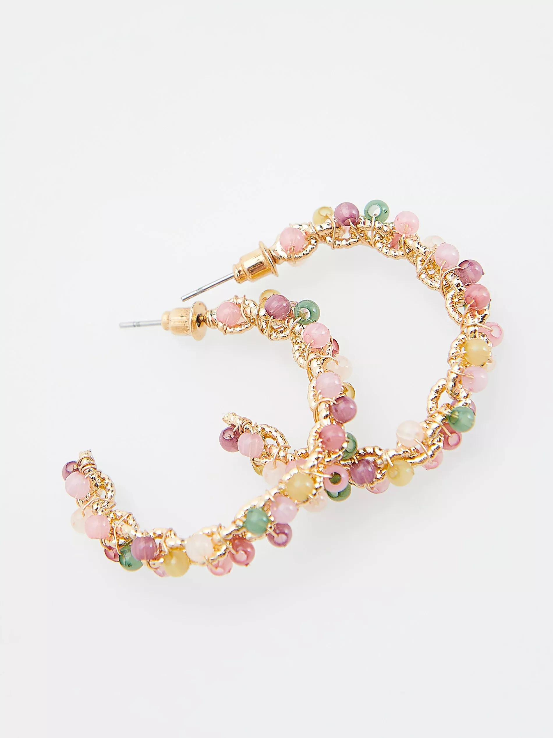 Multicolour Drop Earrings, Multicolor, large image number 1