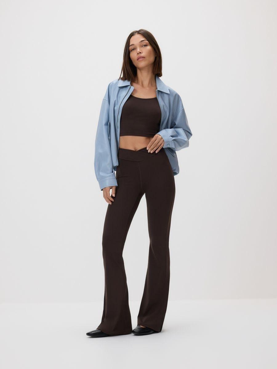 Brown Blouse, Brown, large image number 0
