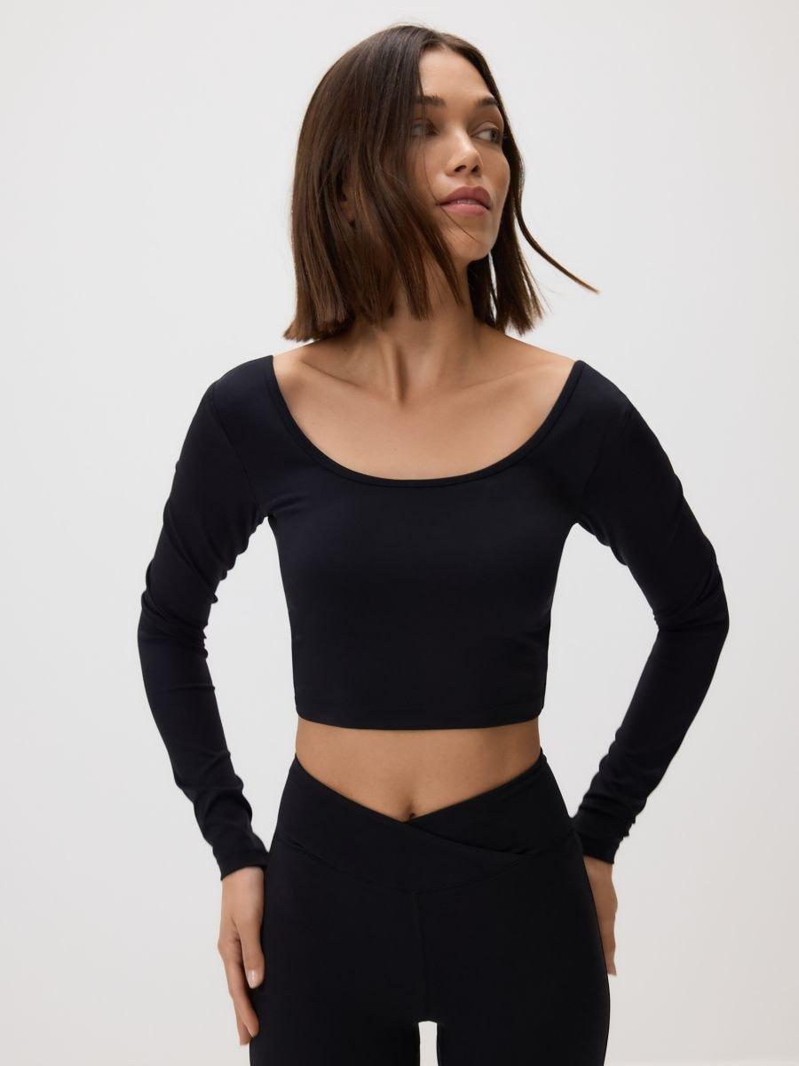Black Blouse, Black, large image number 0