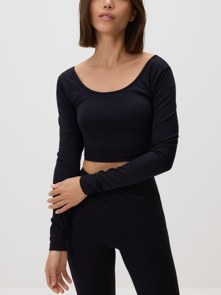 Black Blouse, Black, medium