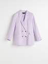 Reserved - Purple Double-Breasted Suit Blazer, Women