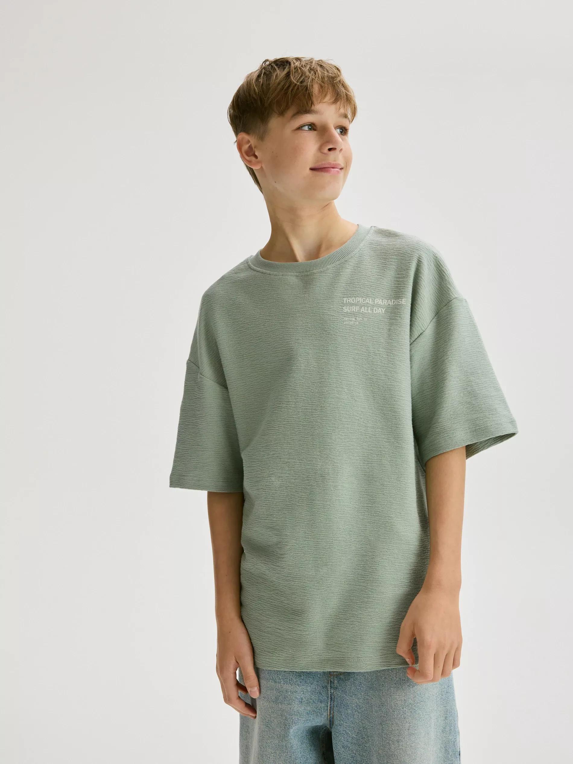 Green Oversized T-Shirt, , large image number 2