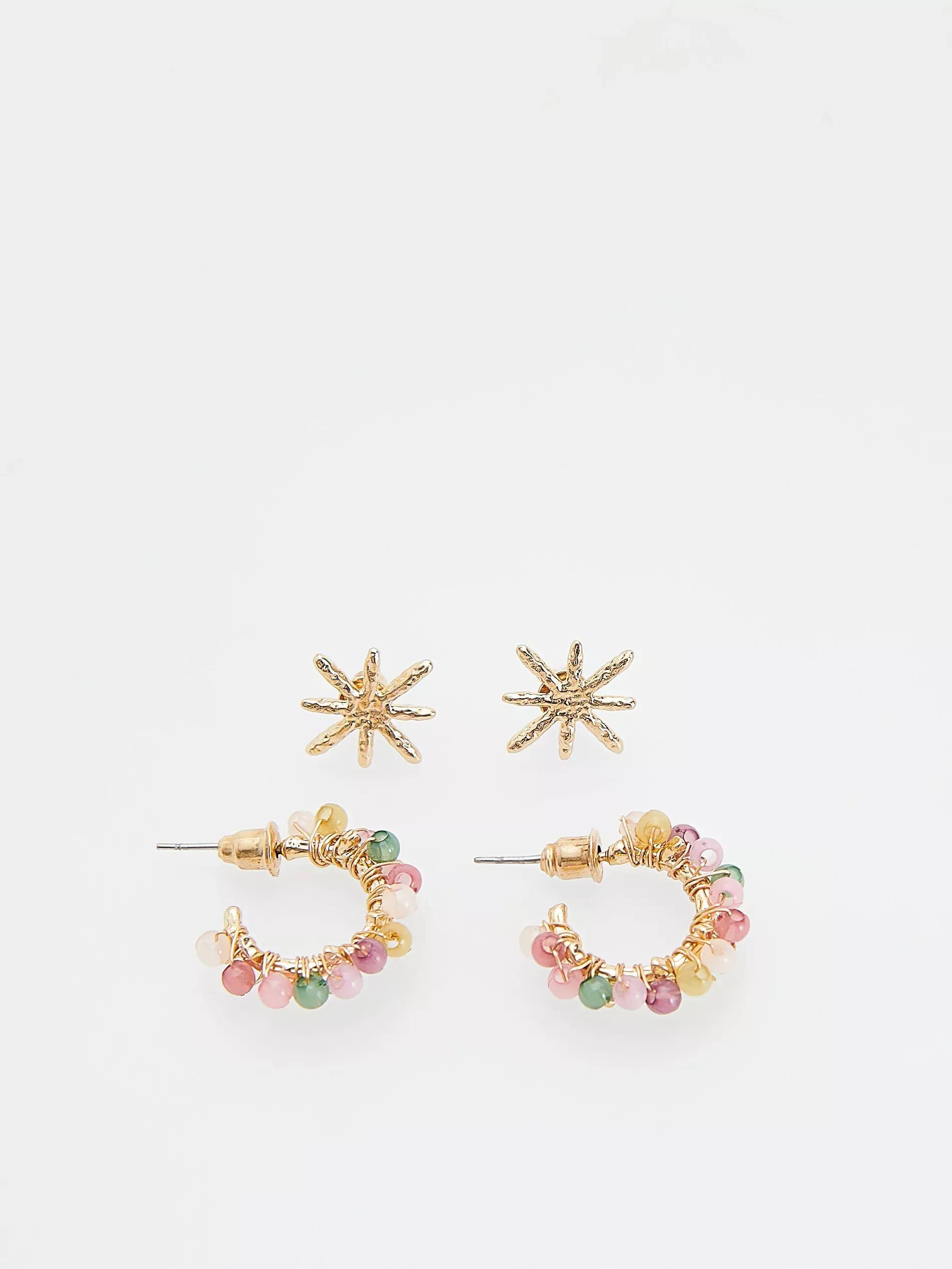 Multicolour Earrings Set, Multicolor, large image number 0