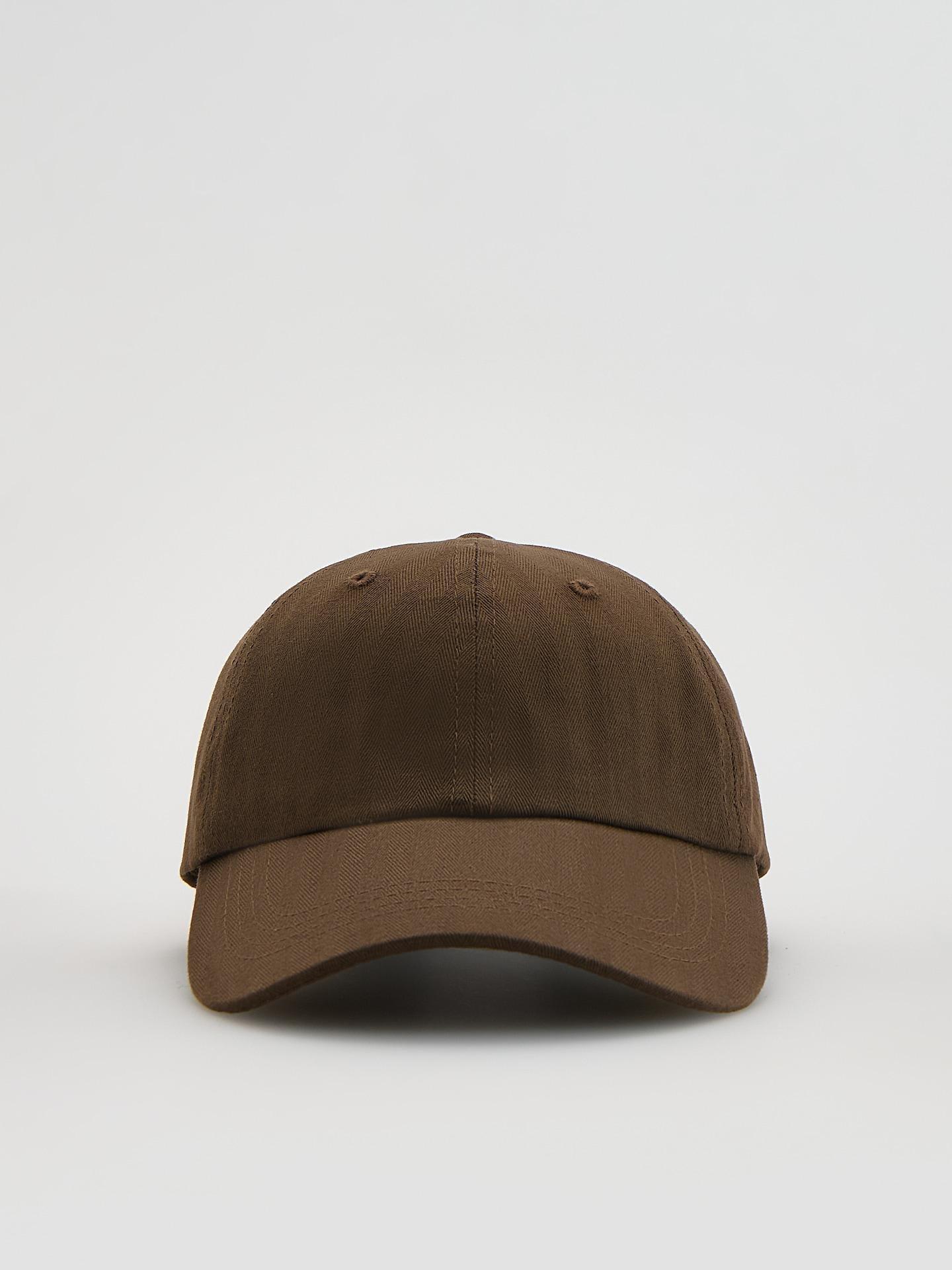Brown Cotton Baseball Cap, Brown, large image number 2