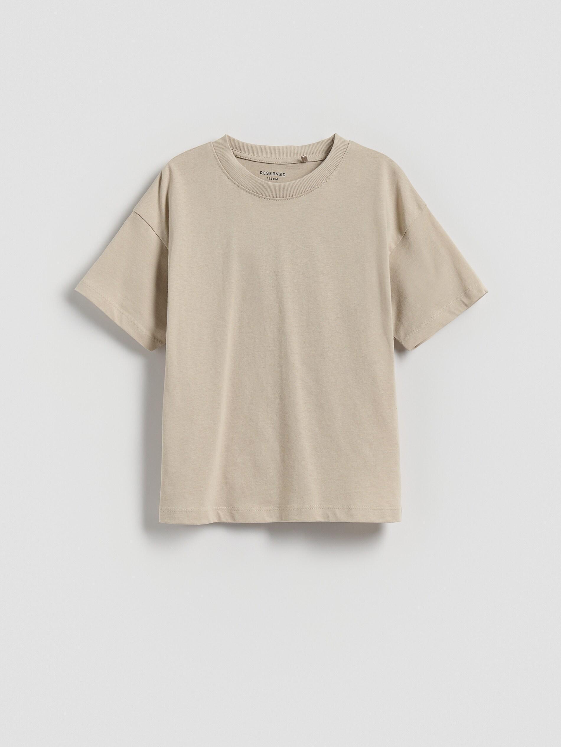 Beige Cotton T-Shirt 3 Pack, Ivory, medium