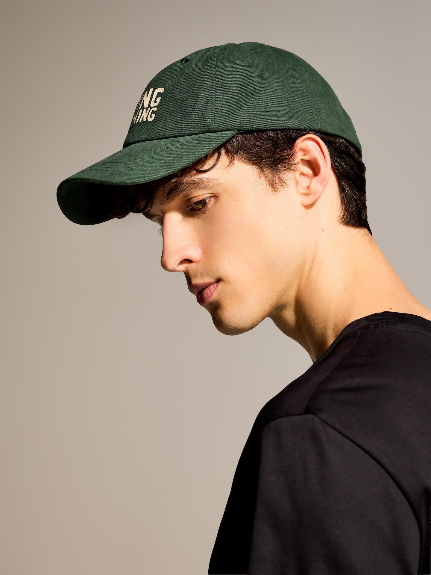 Green Peaked Cap, Khaki, medium