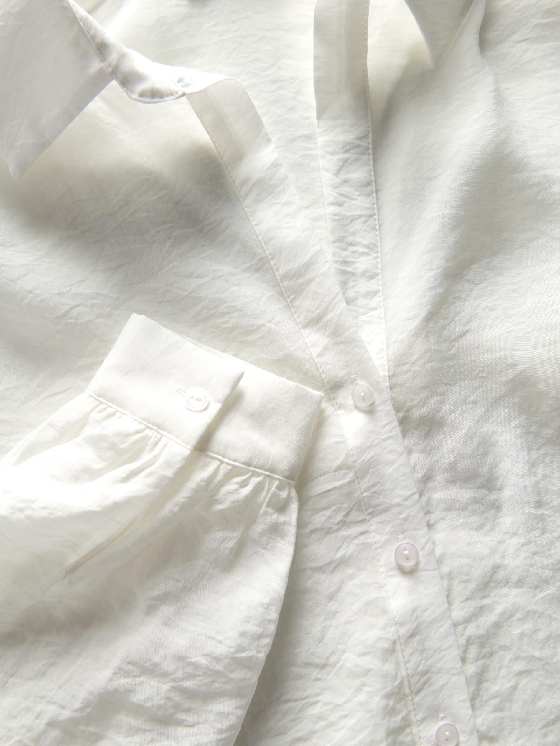 White Viscose Shirt, , large image number 3