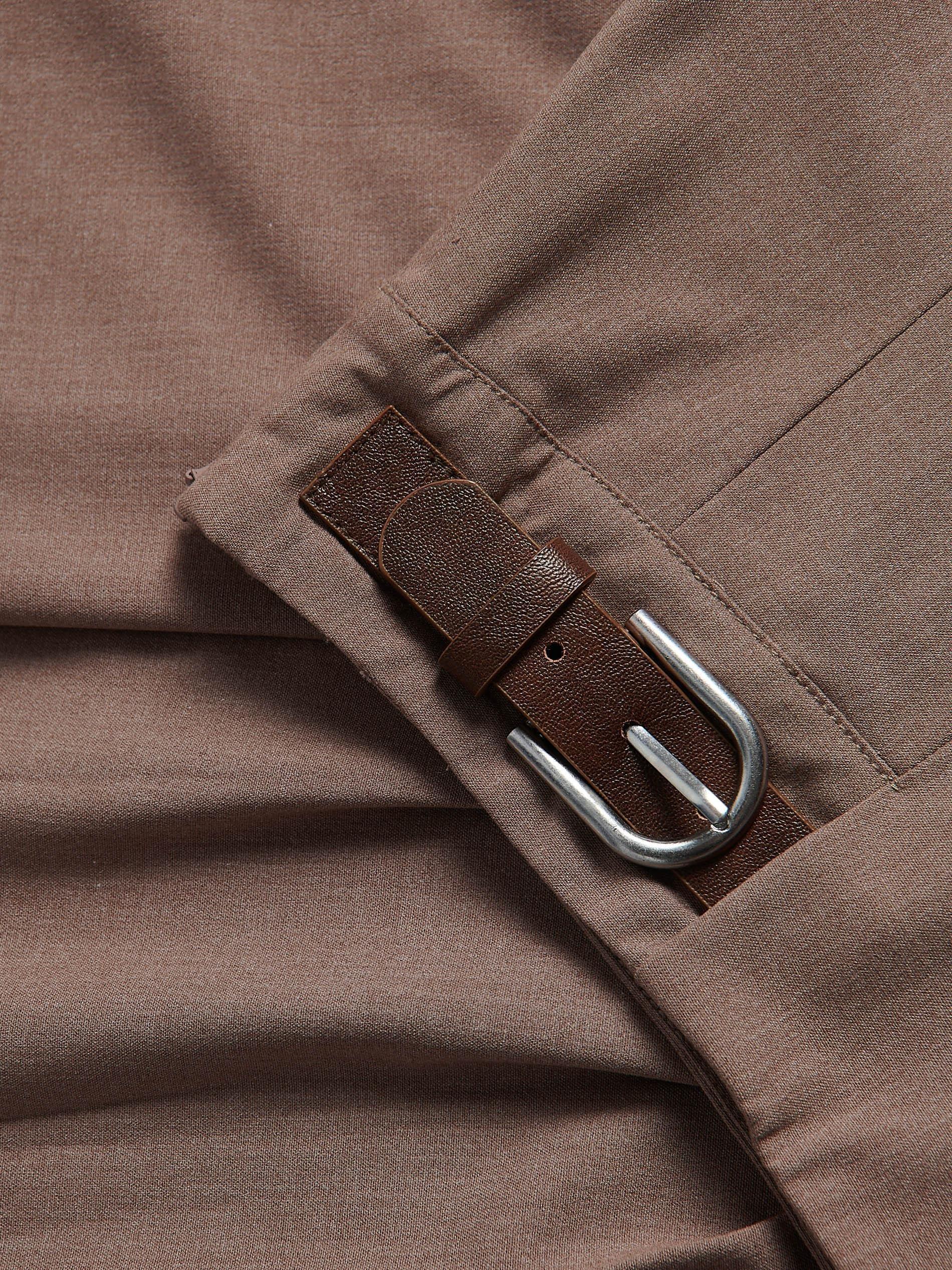 Beige Pleated Midi Skirt, Beige, large image number 5