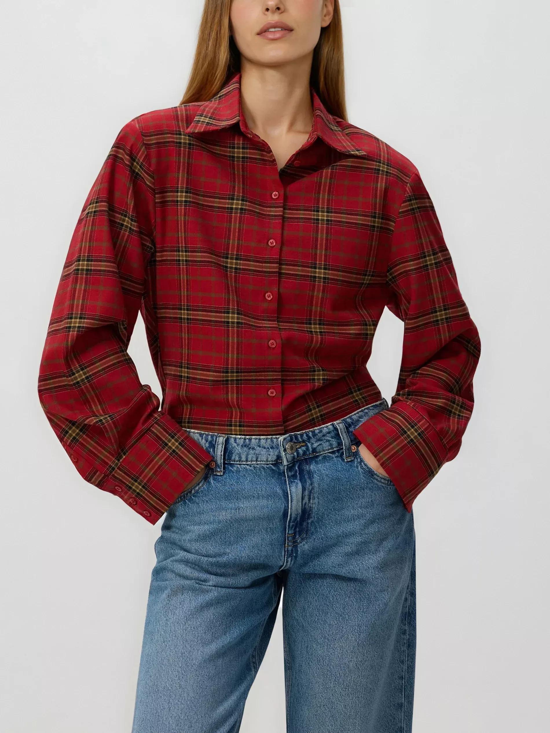 MULTICOLOR Viscose rich shirt, Multicolor, medium