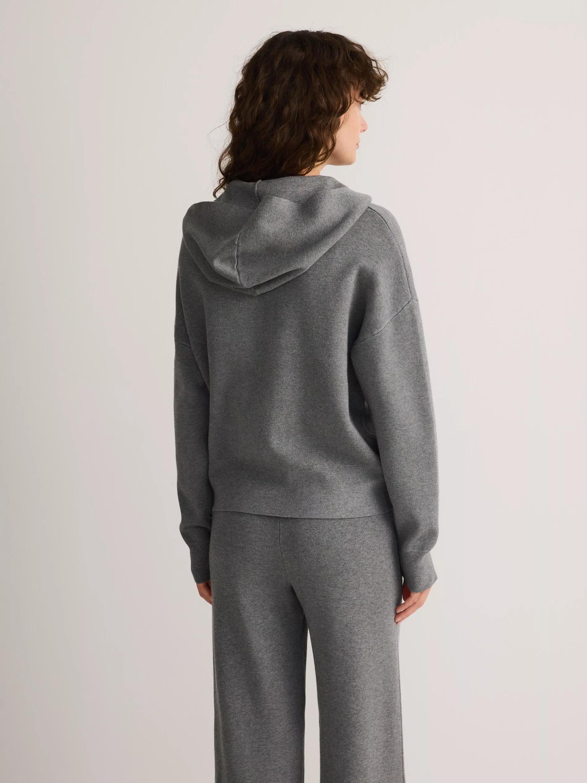 Grey Zip-Up Hoodie, , large image number 4