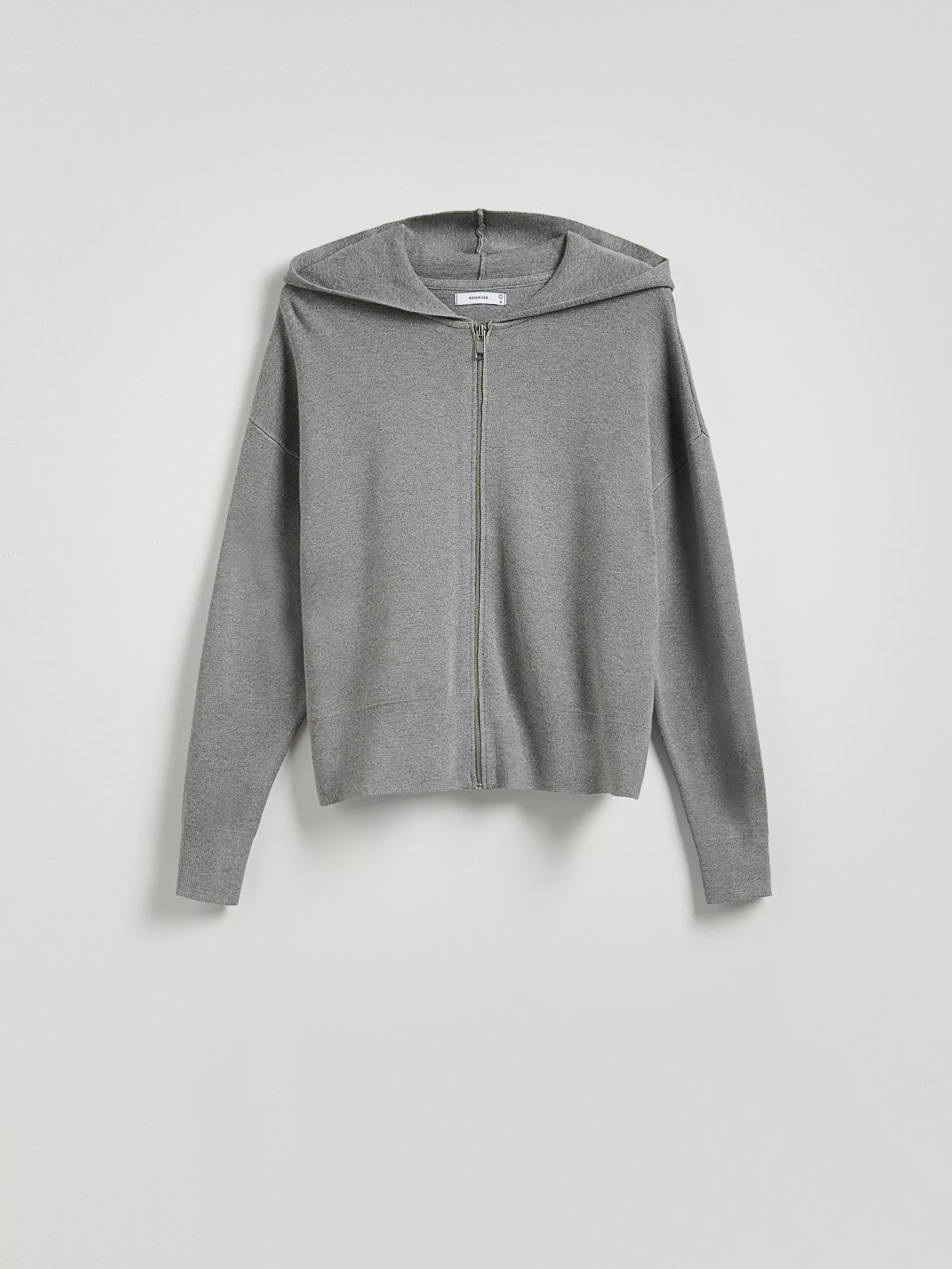 Grey Zip-Up Hoodie, , large image number 5