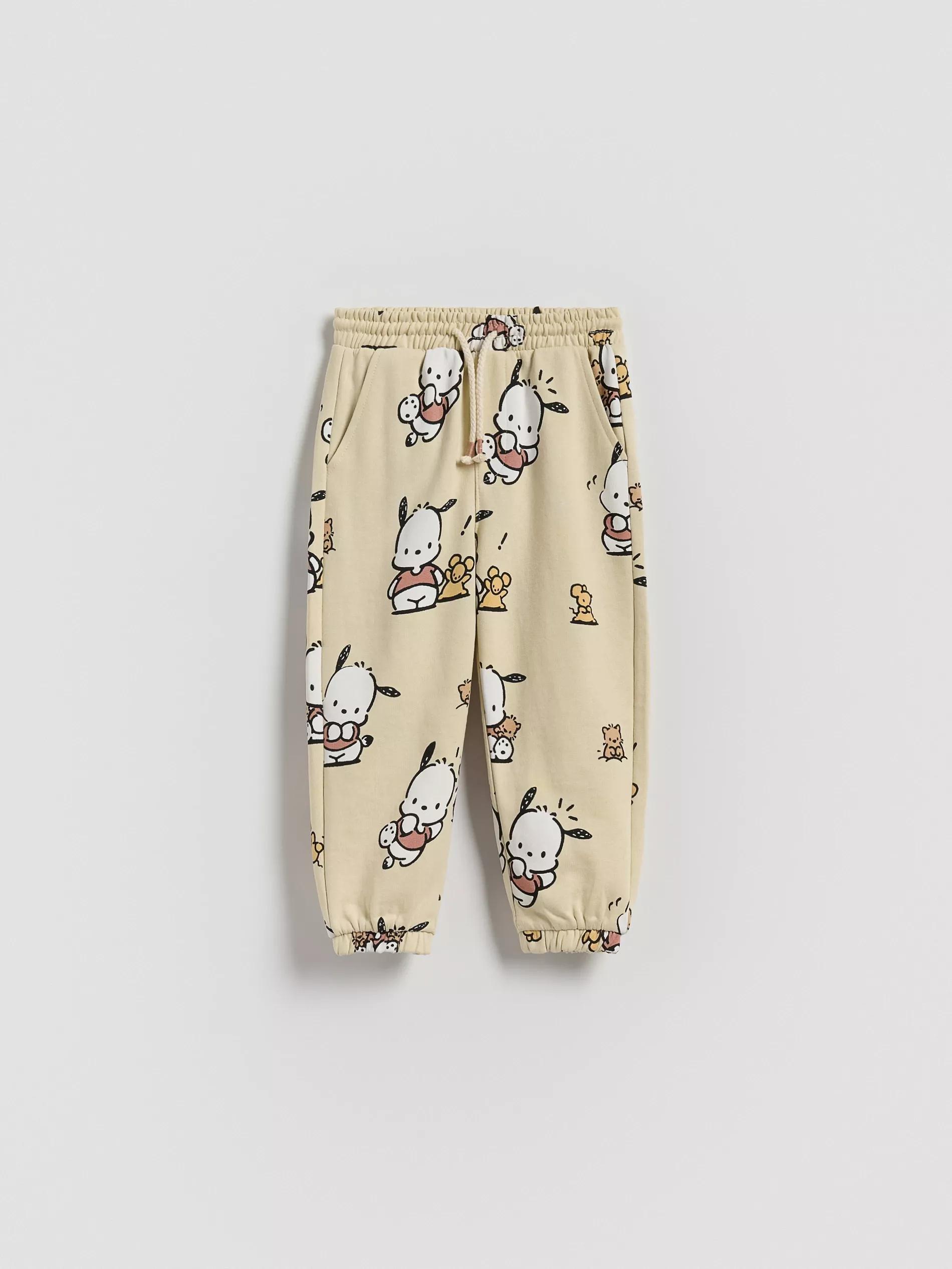 Beige Trousers, kids Unisex, , large image number 0