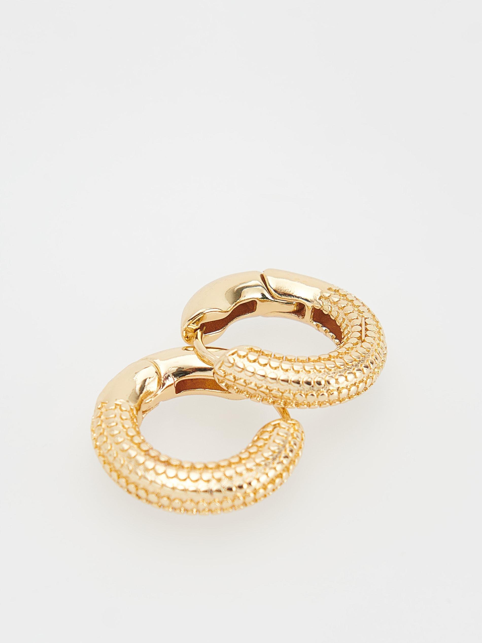 Golden Decorative Earrings, , large image number 1