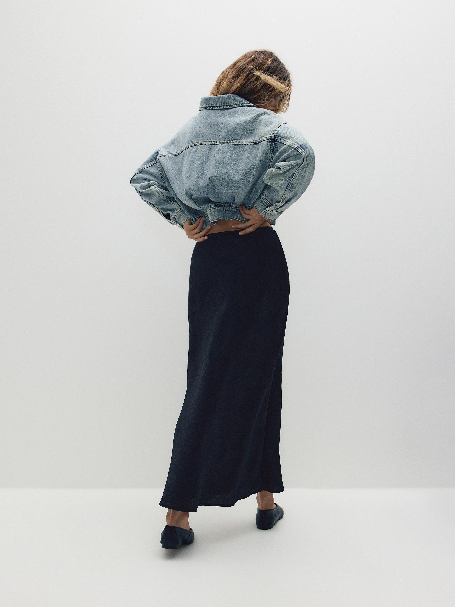 Black Maxi Skirt, , large image number 3