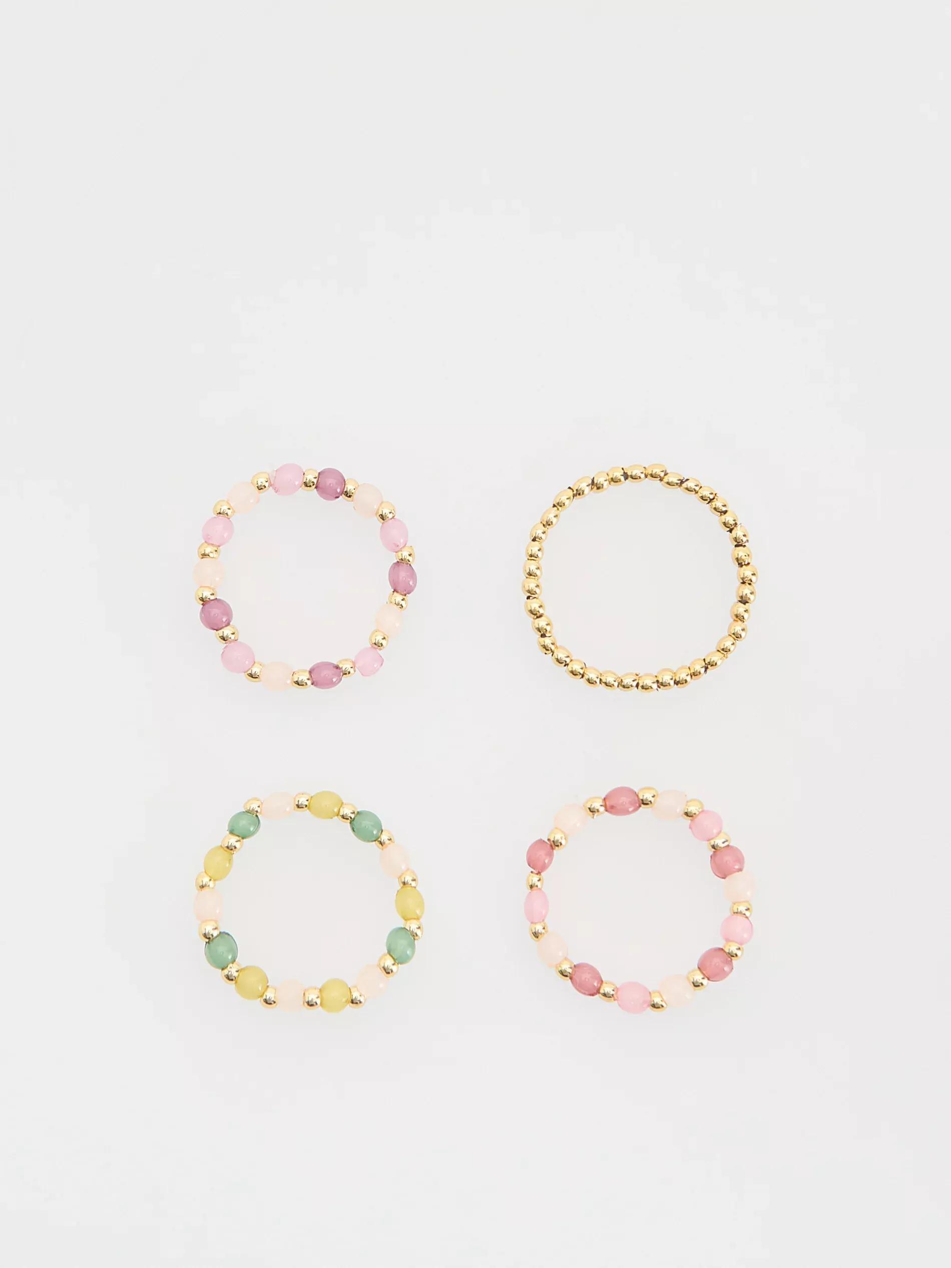 Multicolour Rings Set, Multicolor, large image number 1
