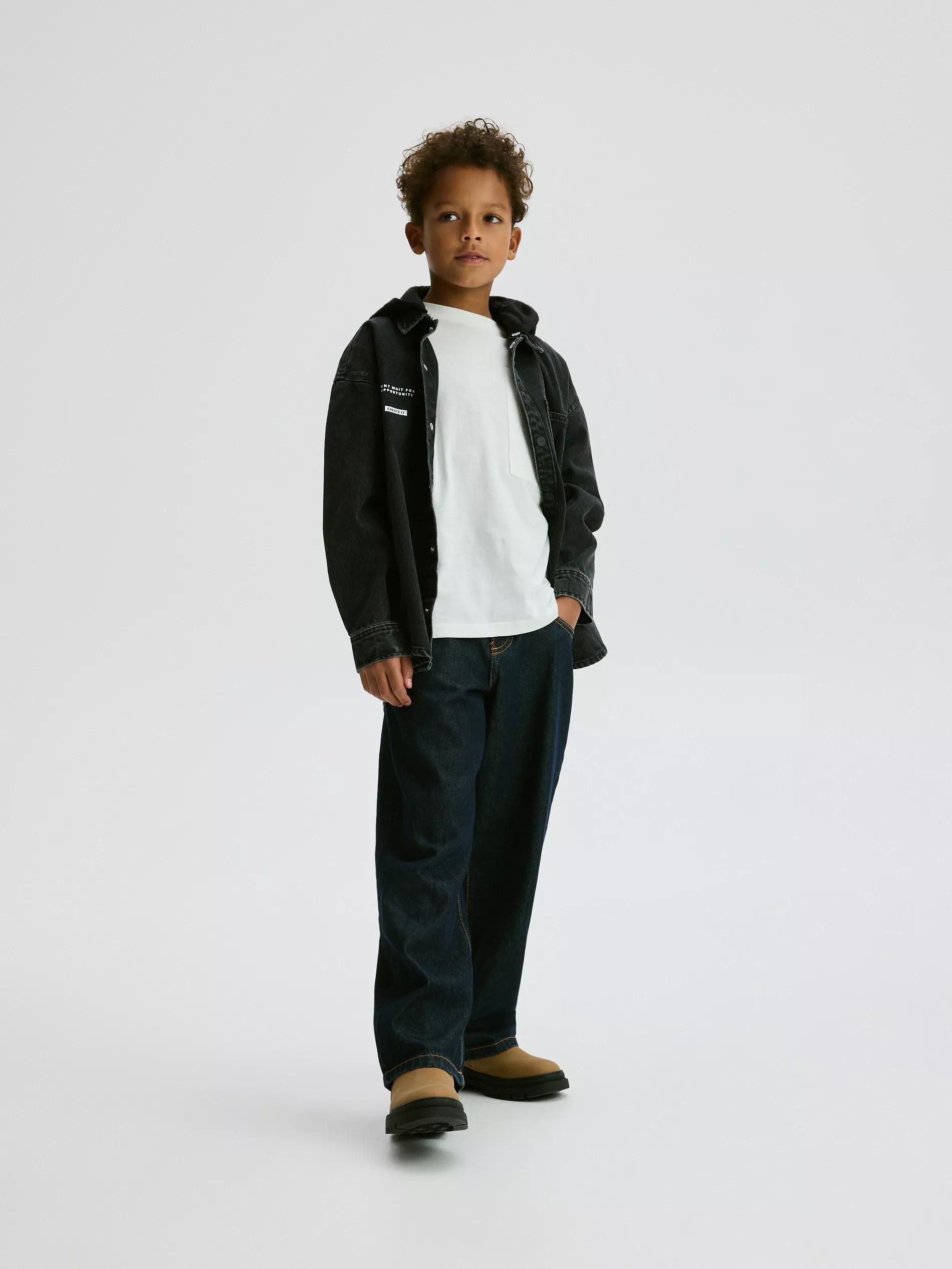 CREAM Cotton T-shirt, Ivory, large image number 3